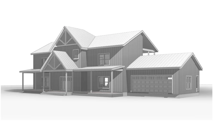 BCO-40052 Michael Barndominium House Plan - Image 11