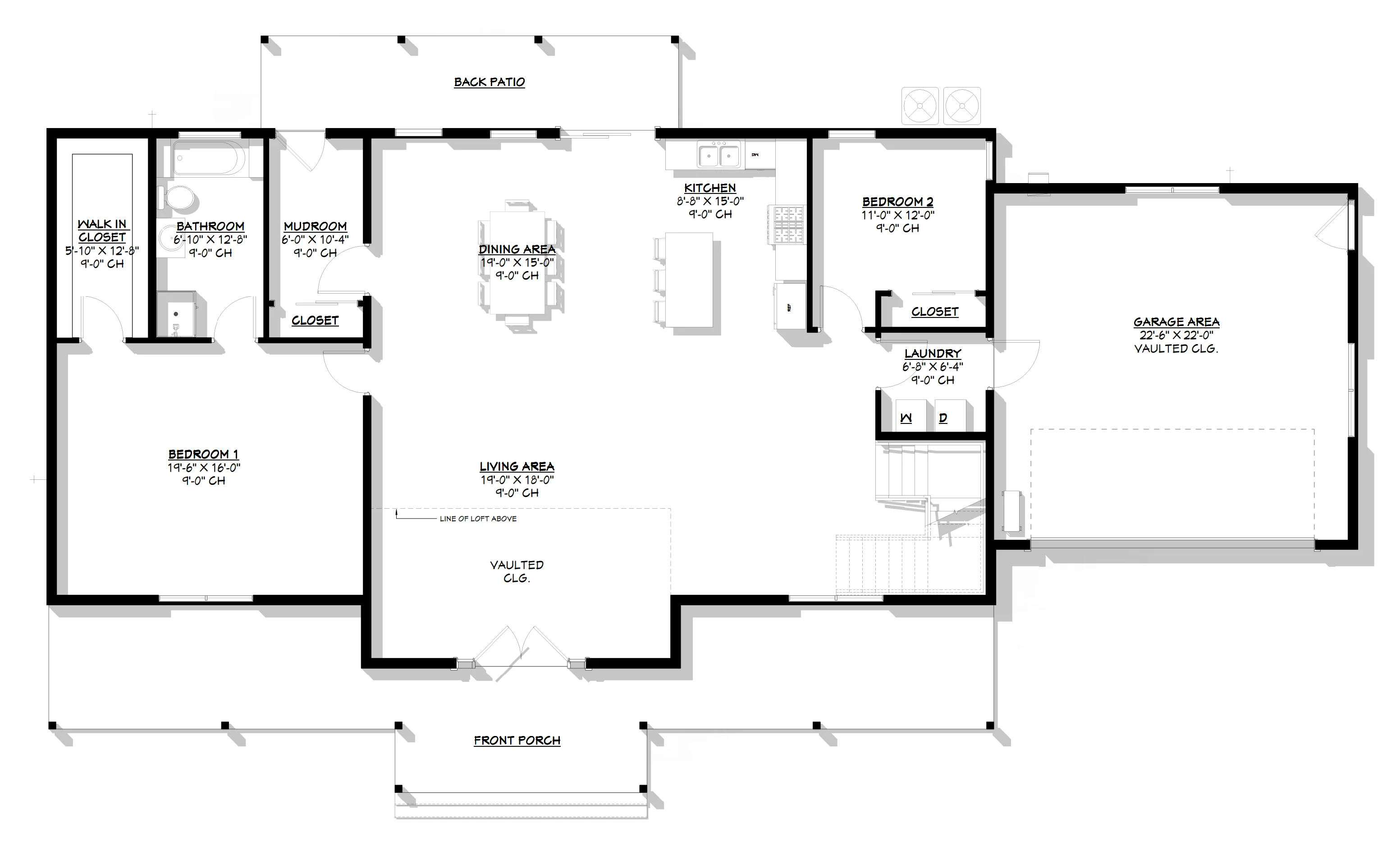 BCO-40052 Michael Barndominium House Plan - Image 14