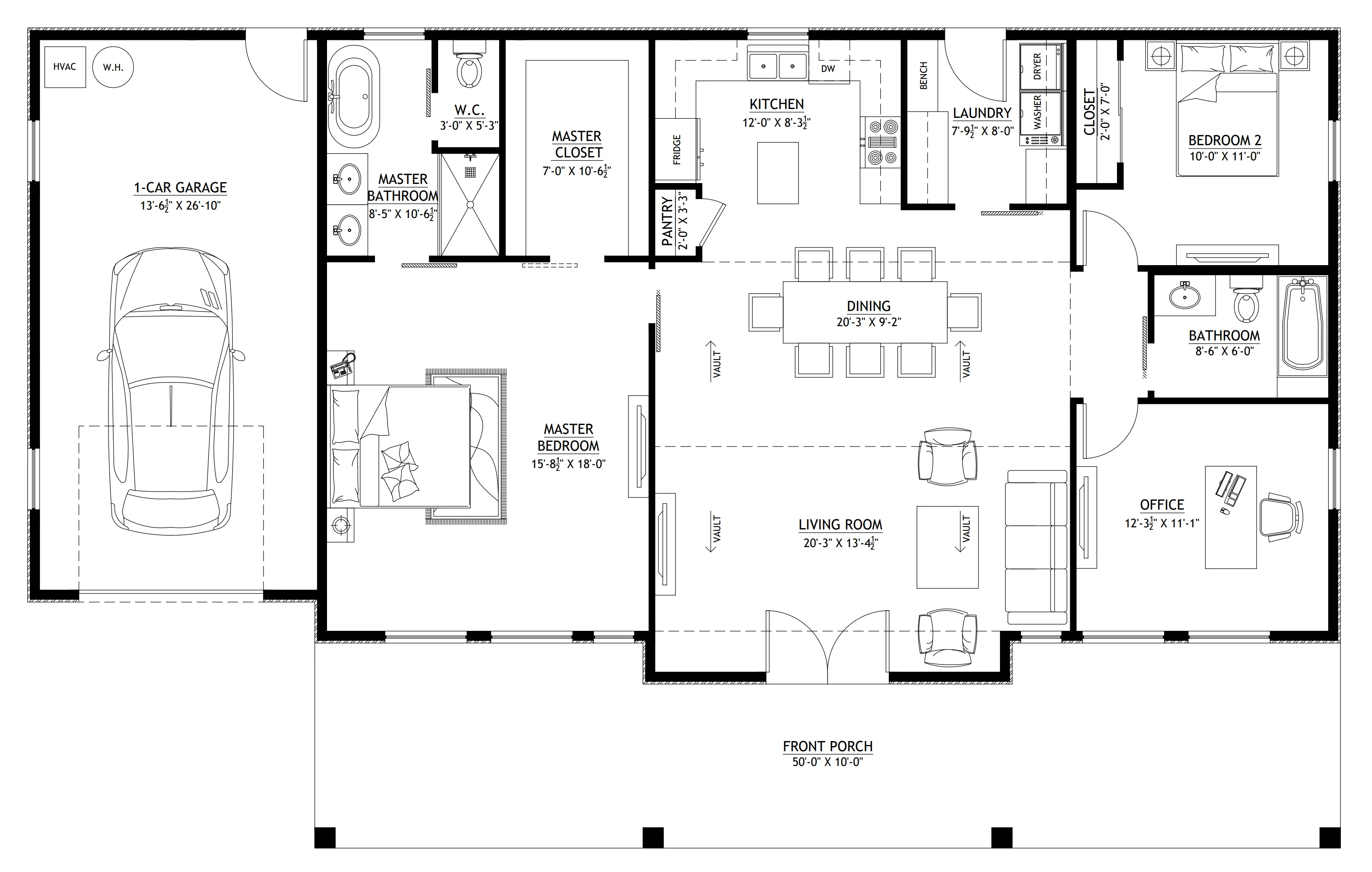 BCO-40055-K Kimberly Barndominium House Plan - Image 12