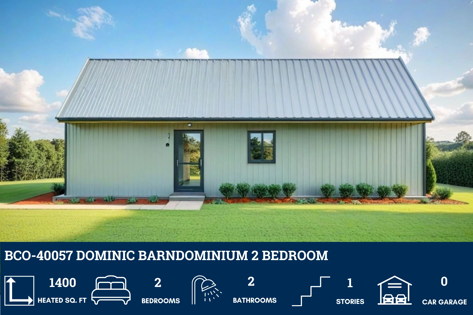 BCO-40057 Dominic Barndominium House Plan - Image 3