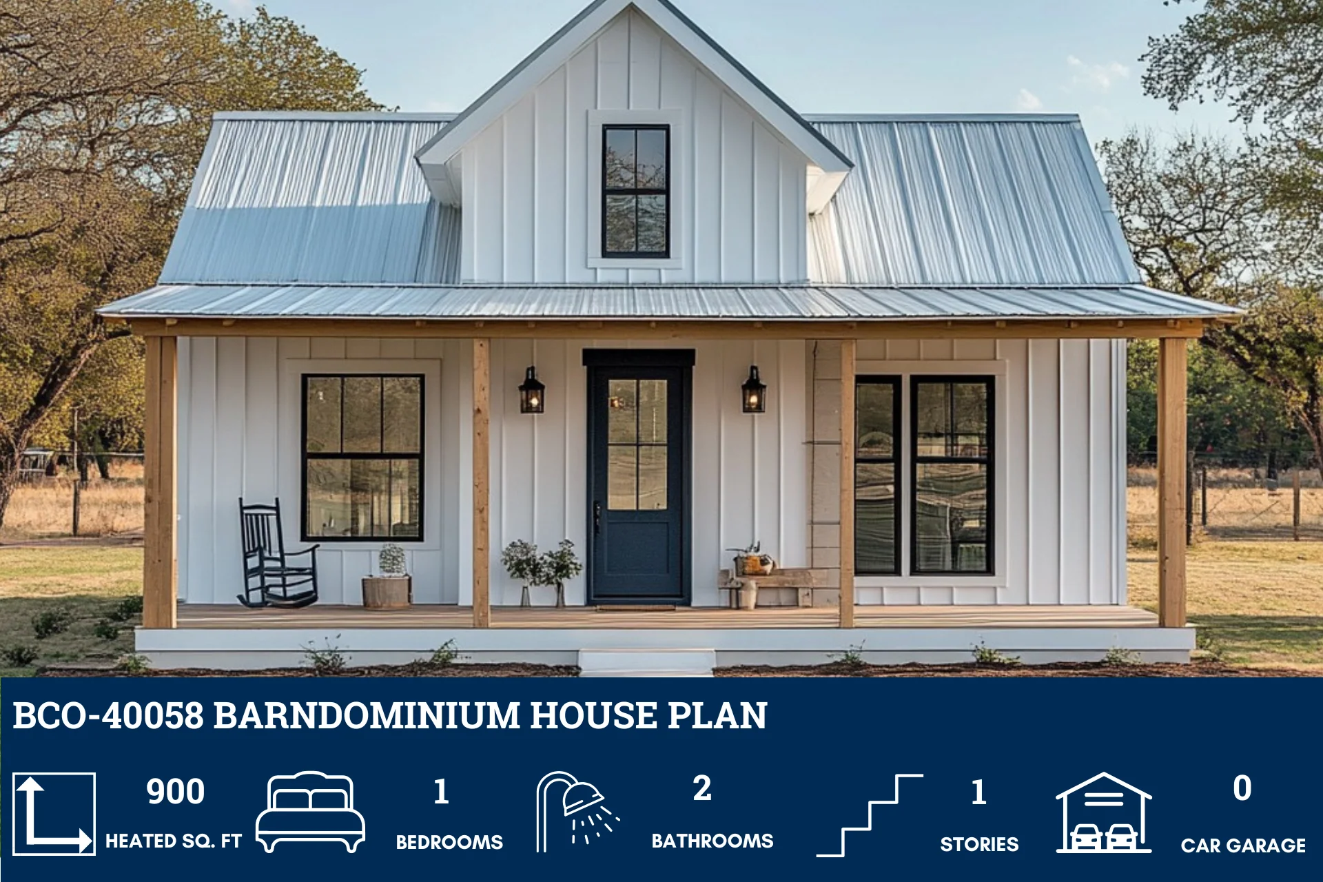 BCO-40058 Barndominium House Plan - Image 2