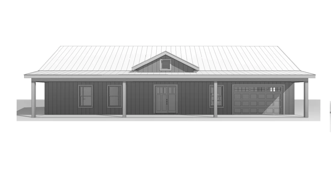 BCO-40061 Elise Barndominium House Plan - Image 15