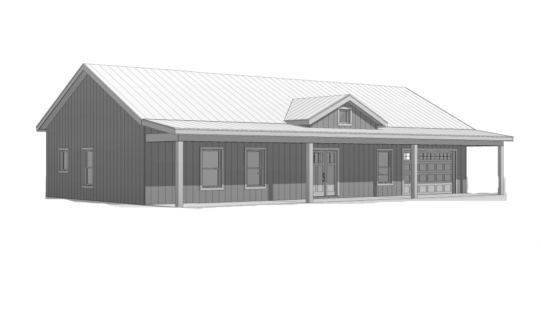 BCO-40061 Elise Barndominium House Plan - Image 16