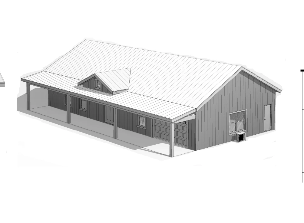 BCO-40061 Elise Barndominium House Plan - Image 17