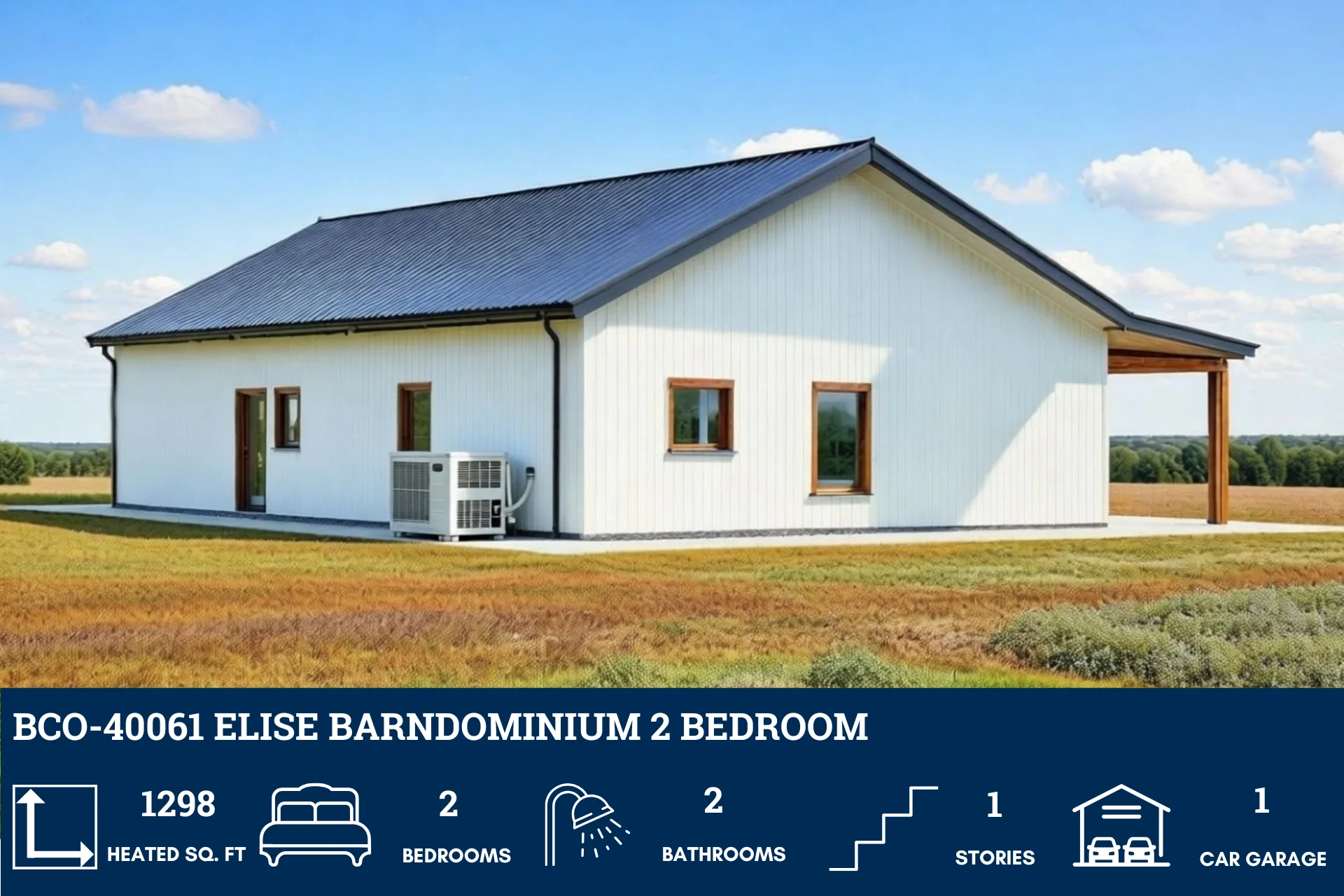 BCO-40061 Elise Barndominium House Plan - Image 4