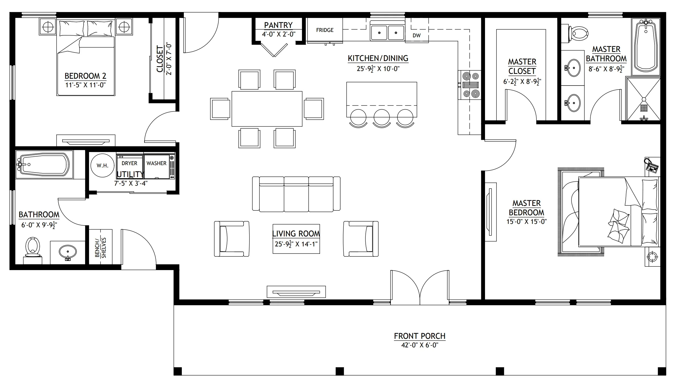 BCO-40063 Houston Barndominium House Plan - Image 14