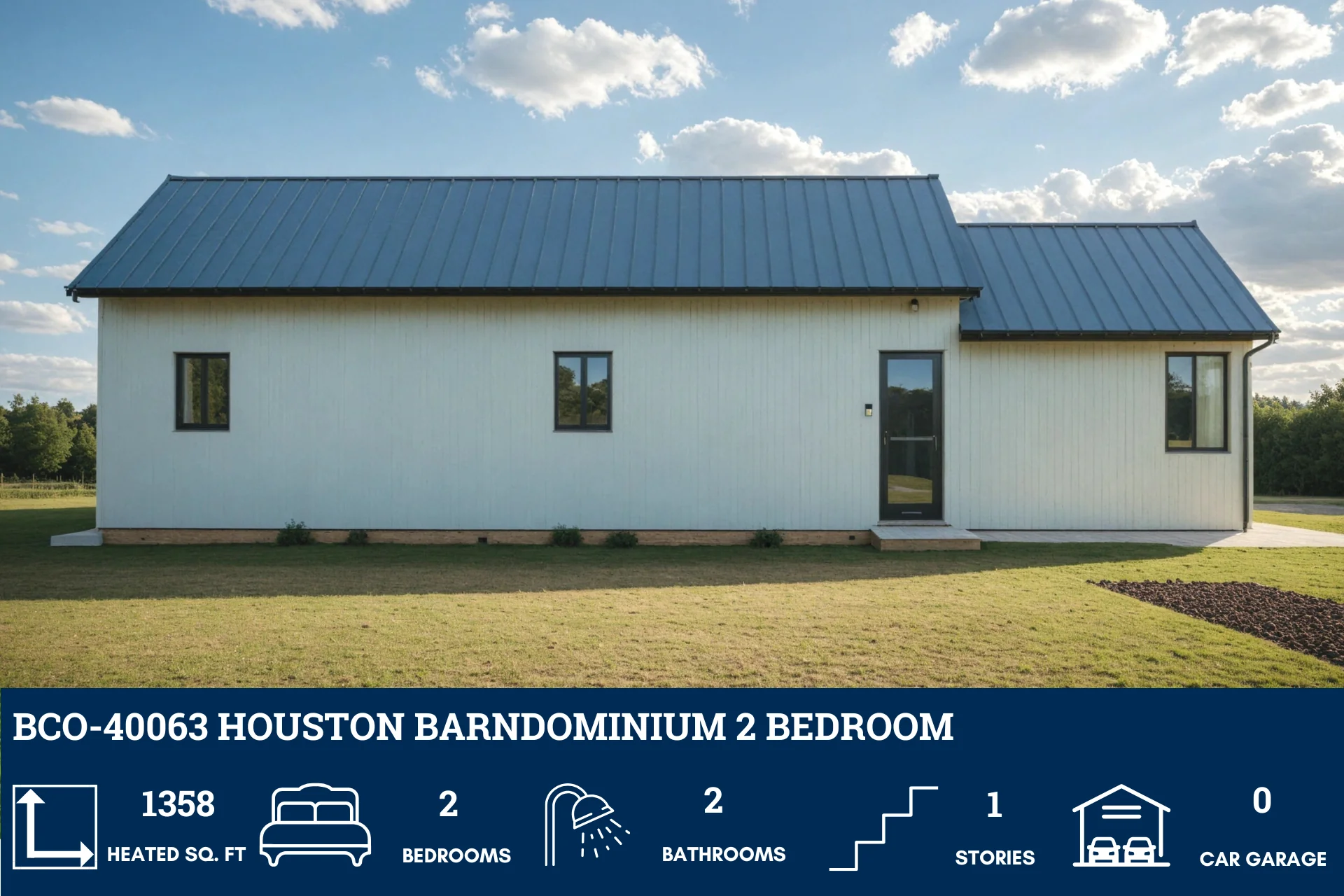 BCO-40063 Houston Barndominium House Plan - Image 4