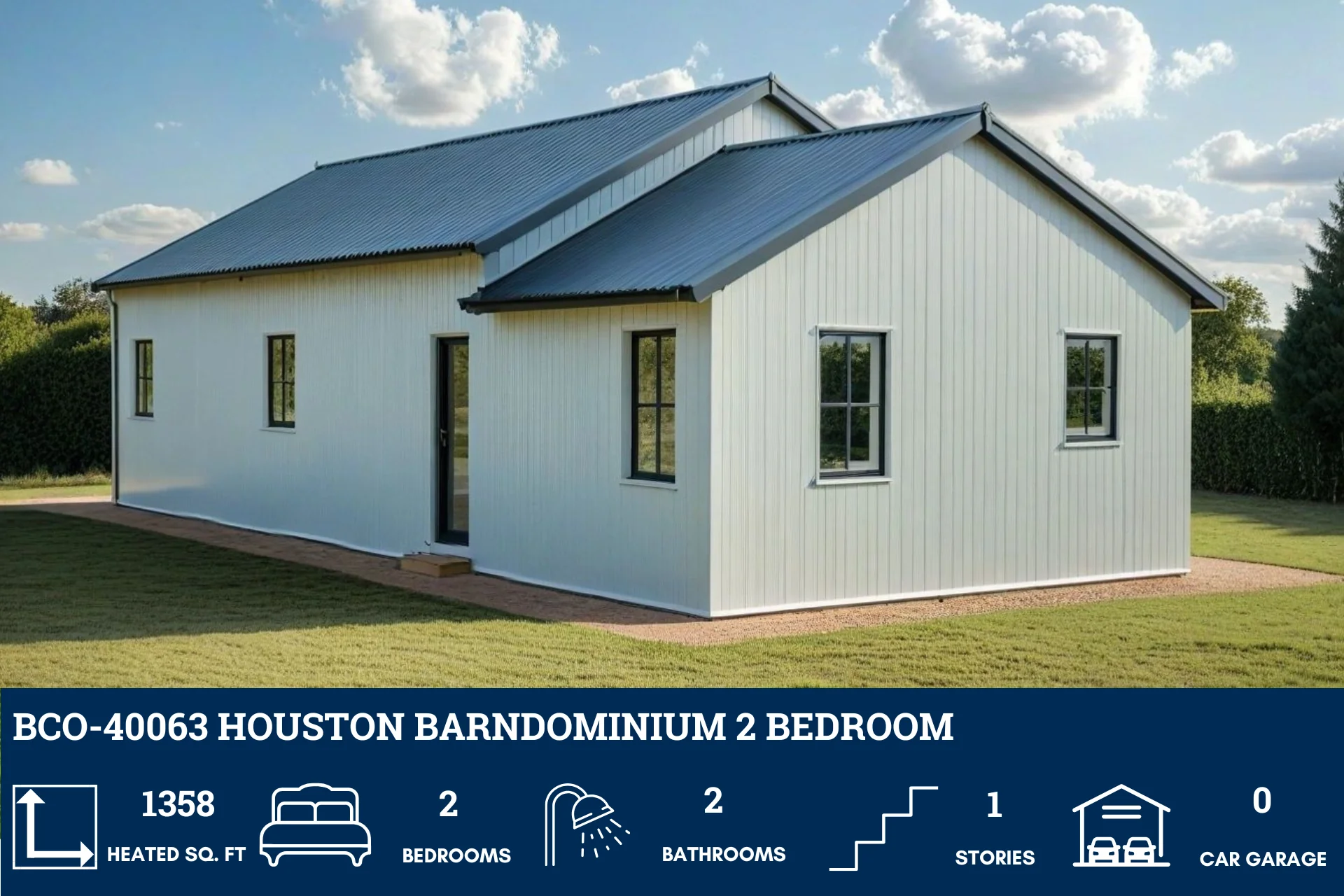 BCO-40063 Houston Barndominium House Plan - Image 5