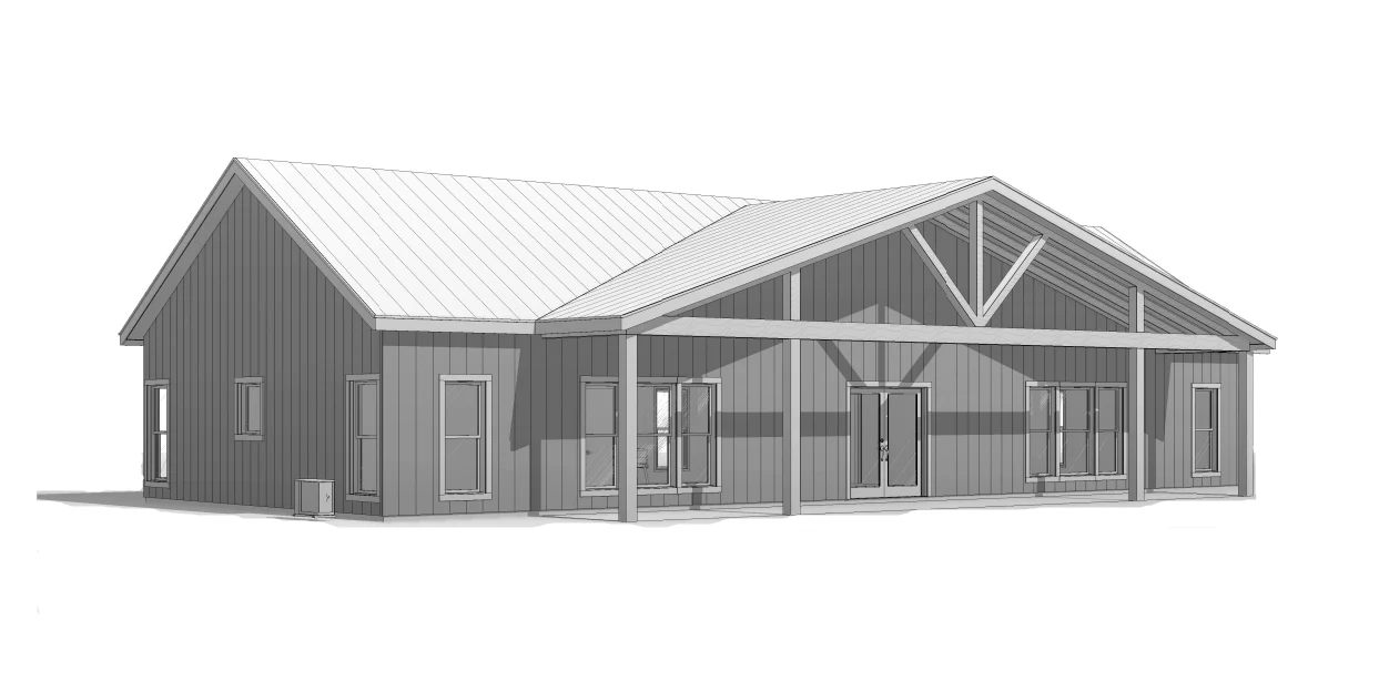 BCO-40064 Perry Barndominium House Plan - Image 12