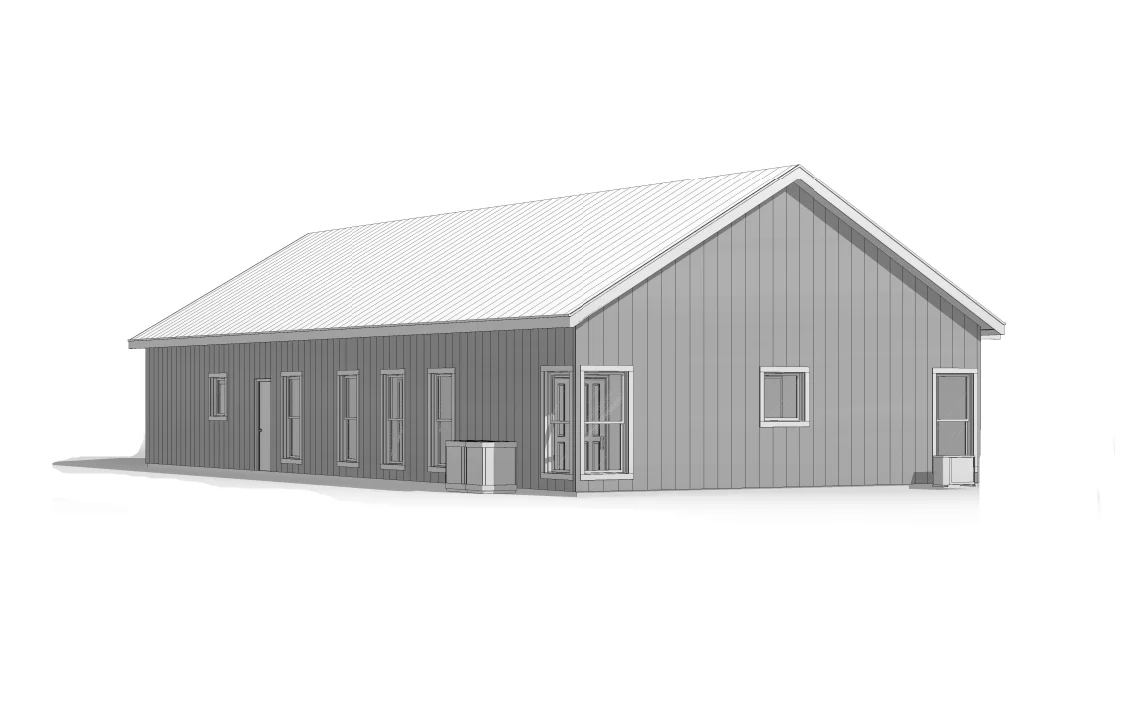 BCO-40064 Perry Barndominium House Plan - Image 14