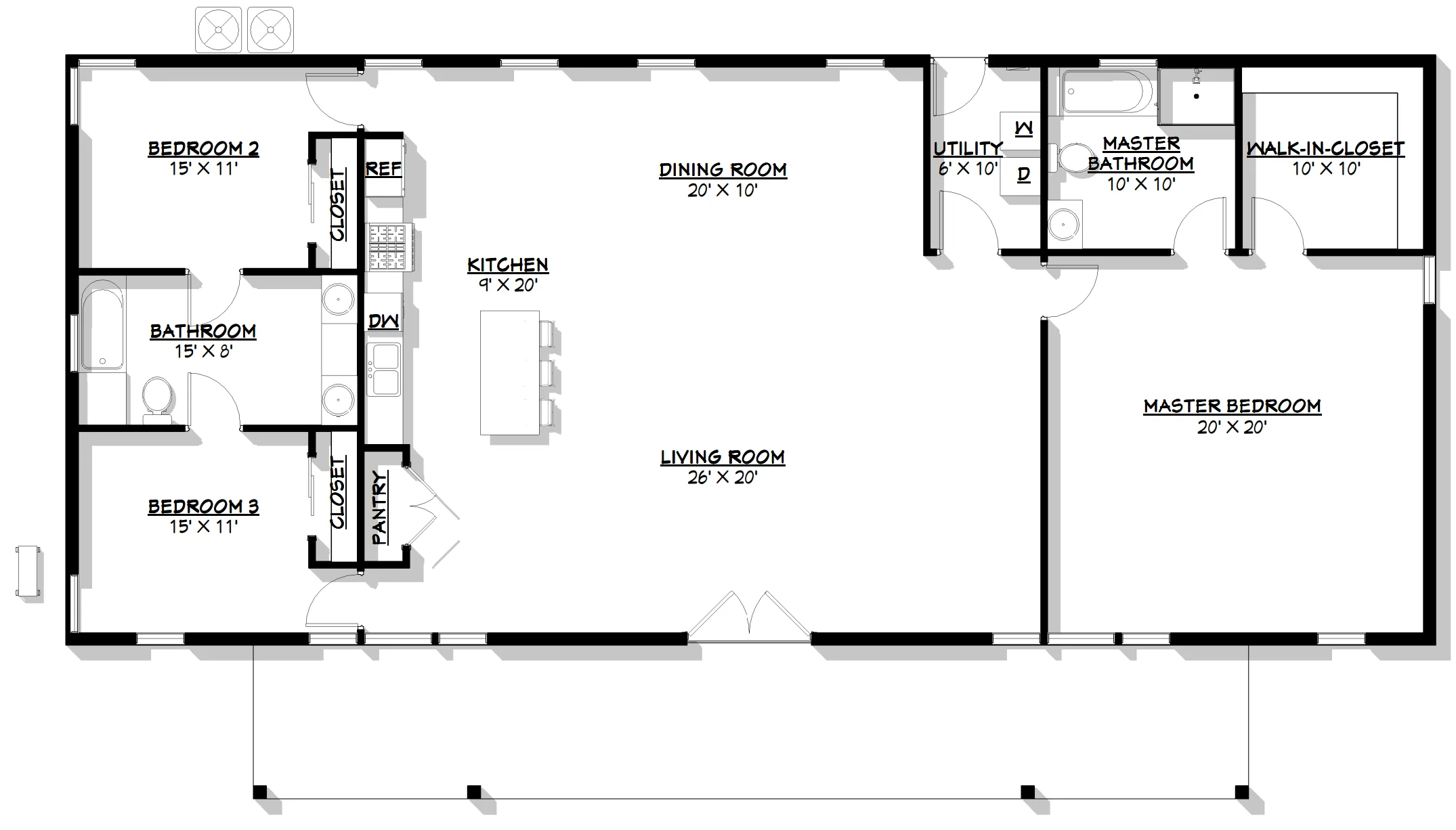BCO-40064 Perry Barndominium House Plan - Image 15