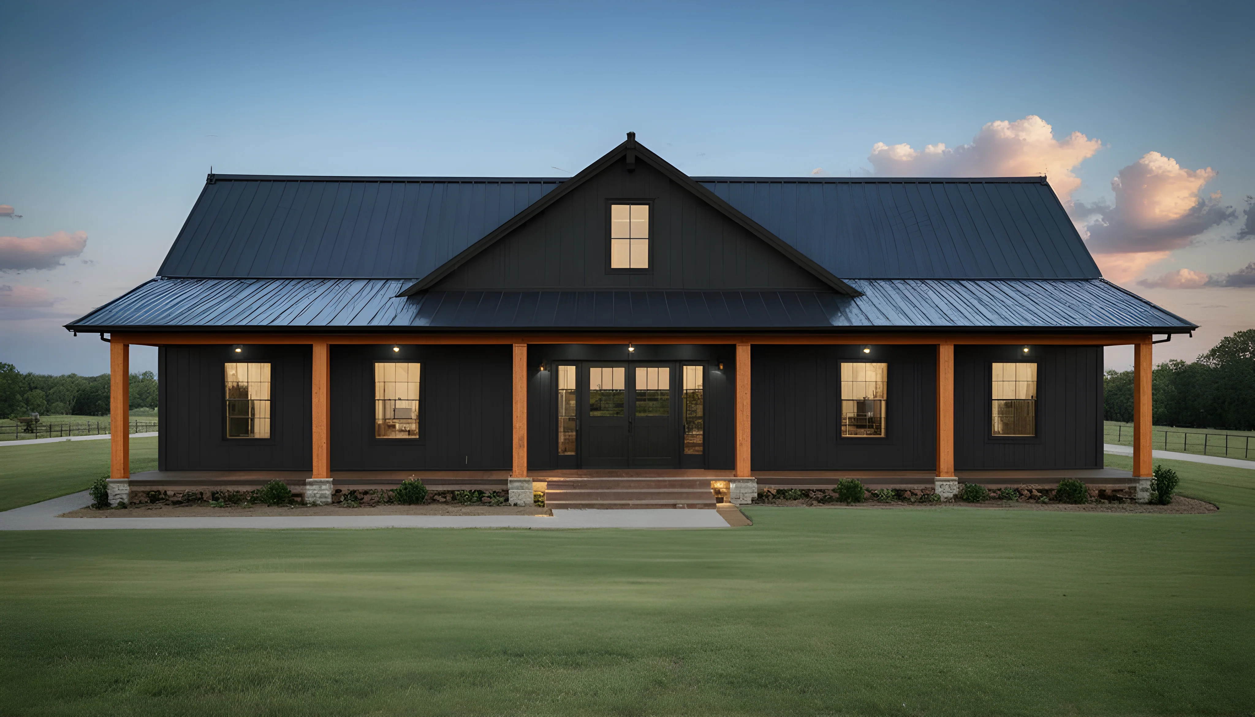 BCO-40066 Bullchase Barndominium House Plan - Image 3
