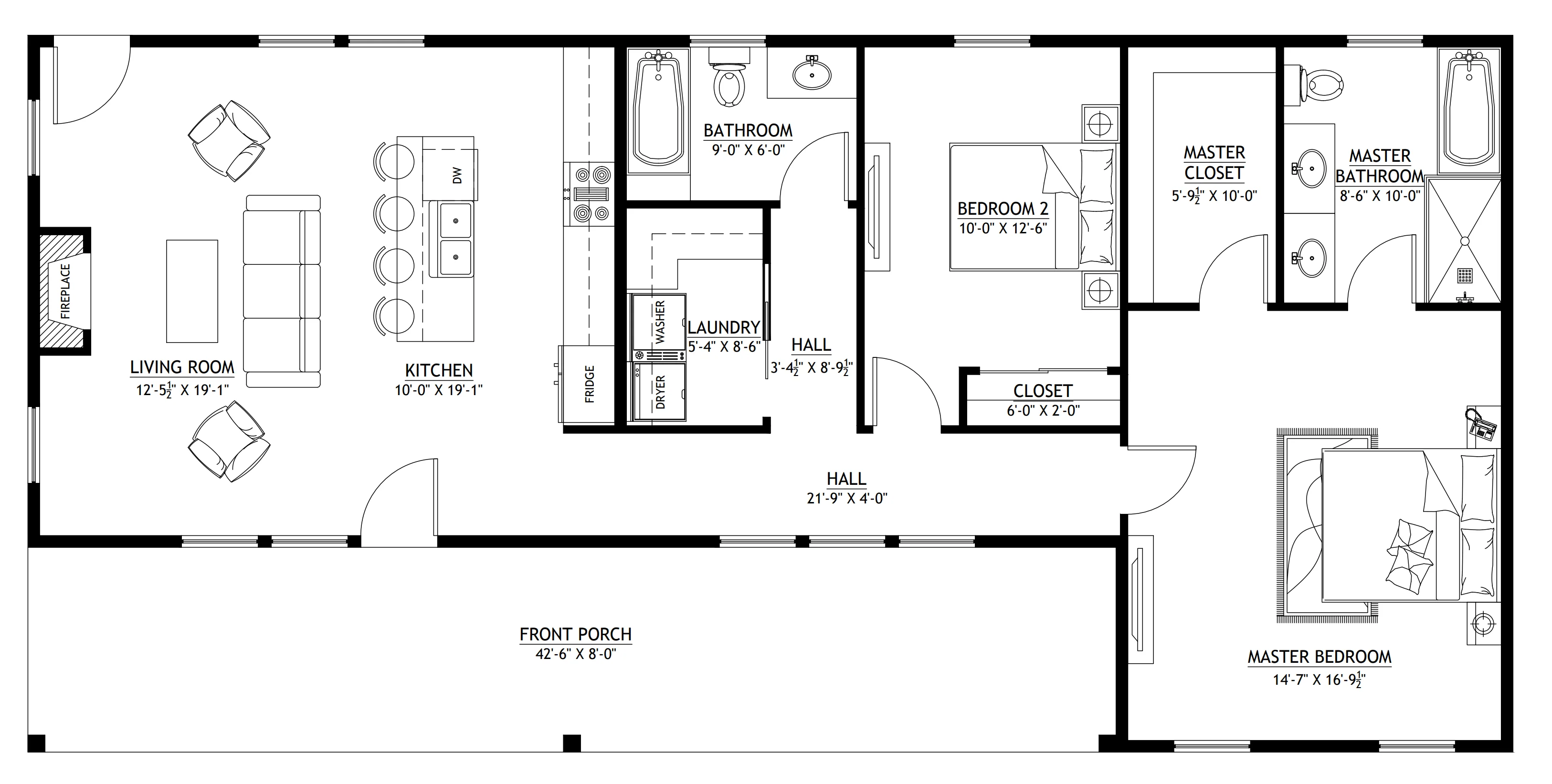 BCO-40068 Zane Barndominium House Plan - Image 13