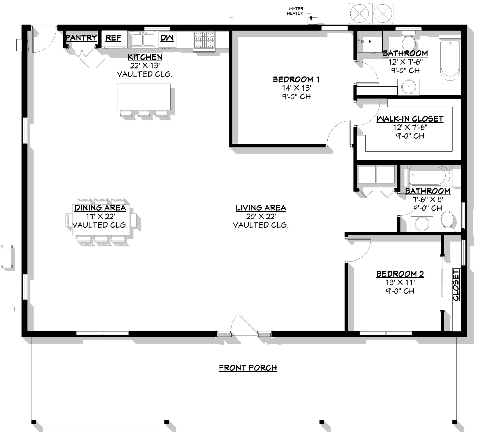 BCO-40069 Jay Barndominium House Plan - Image 11