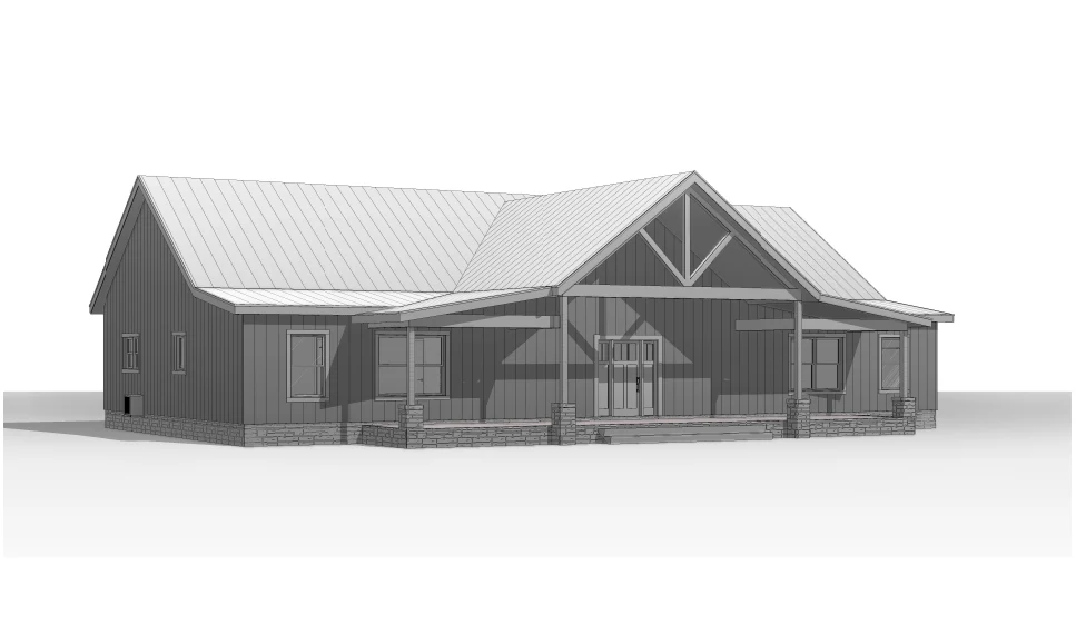 BCO-40073 Wilbur Barndominium House Plan - Image 5