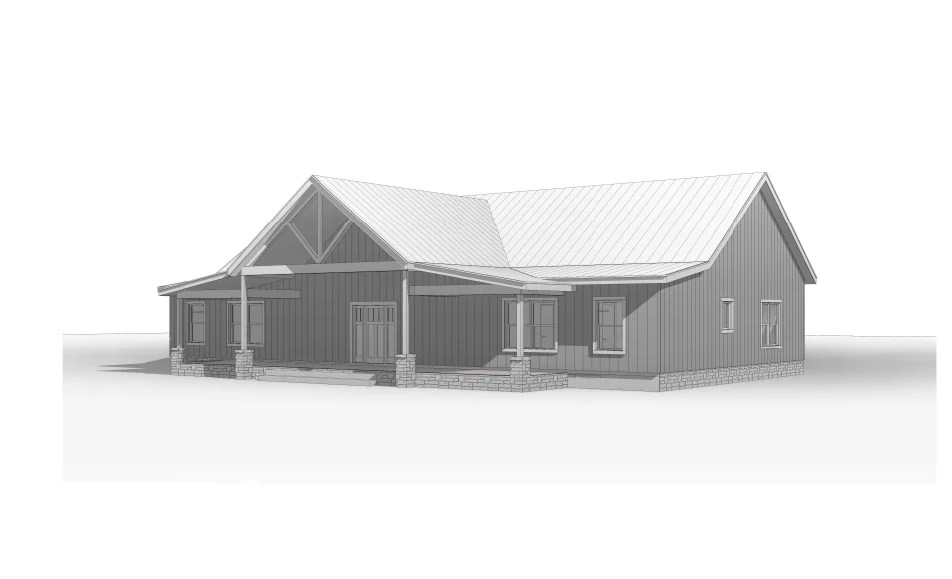 BCO-40073 Wilbur Barndominium House Plan - Image 6
