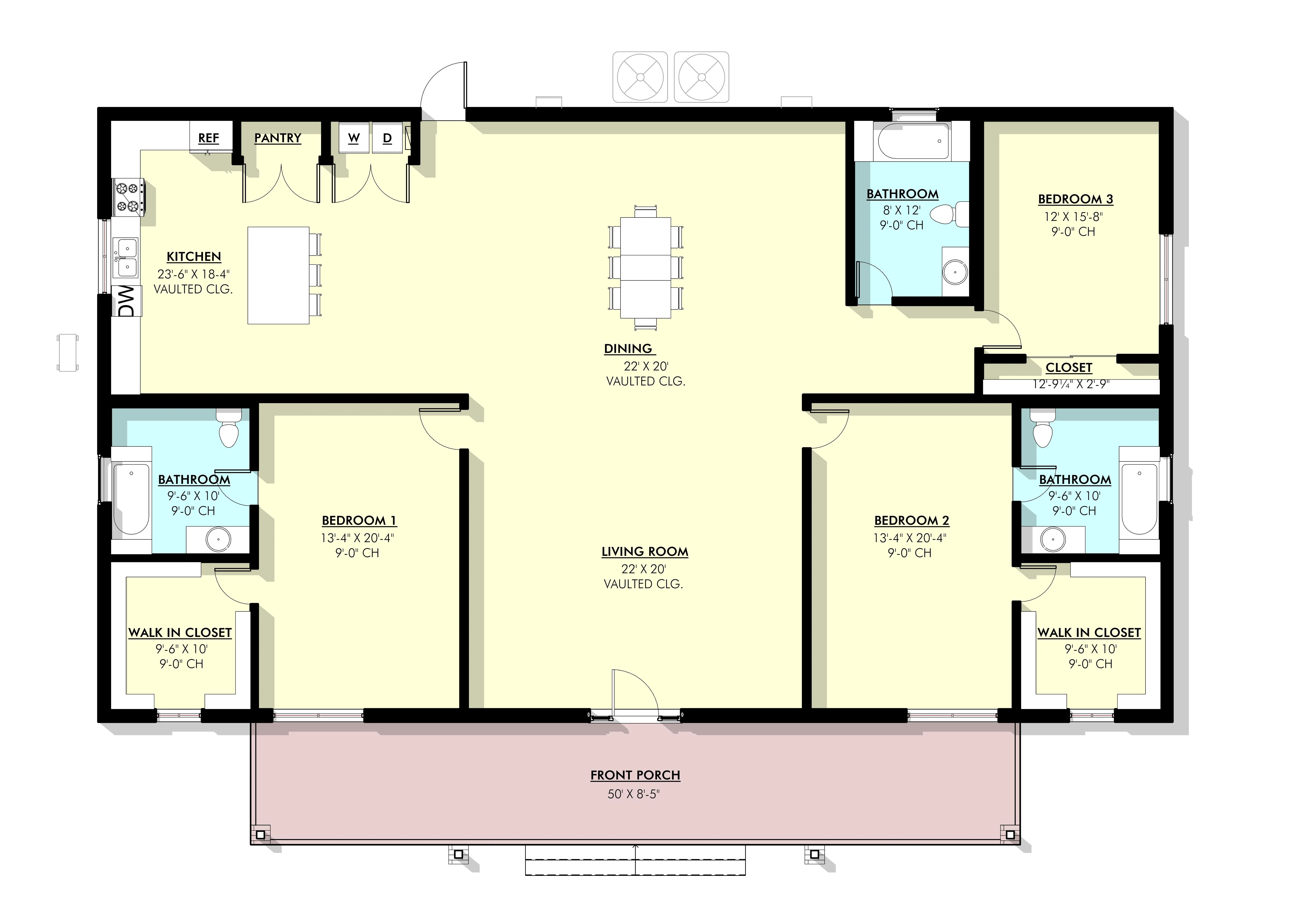 BCO-40073 Wilbur Barndominium House Plan - Image 8