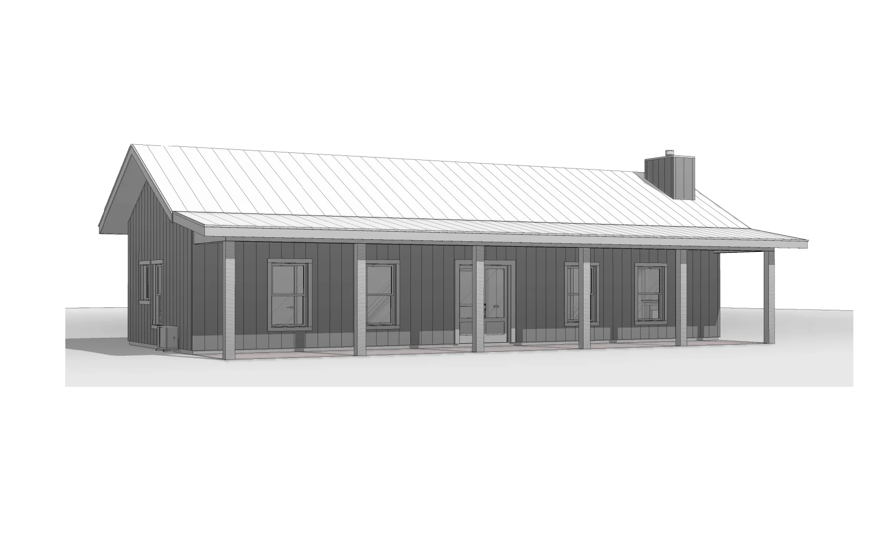 BCO-40077 Seth Barndominium House Plan - Image 13