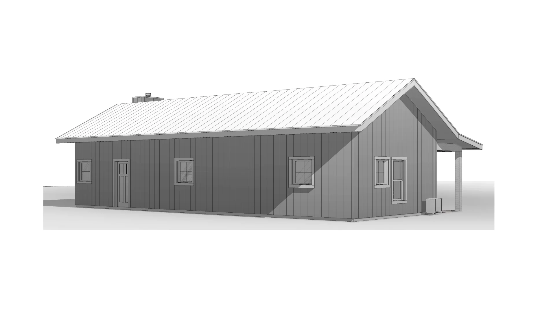 BCO-40077 Seth Barndominium House Plan - Image 14