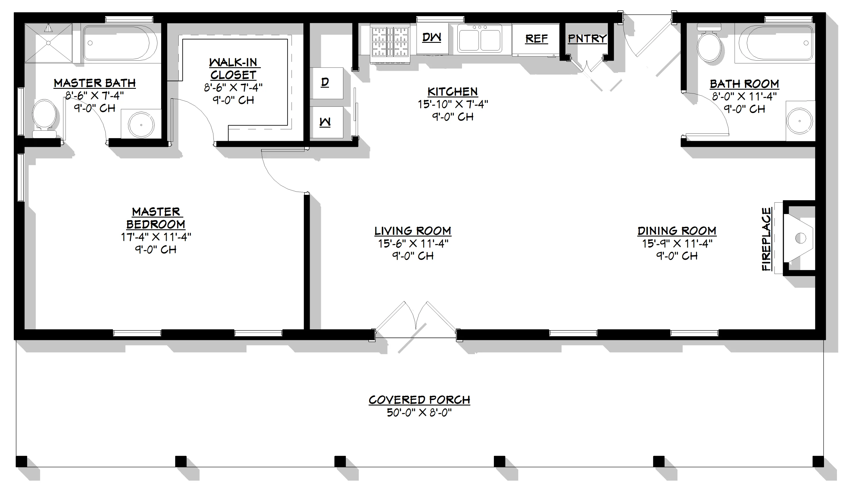 BCO-40077 Seth Barndominium House Plan - Image 17