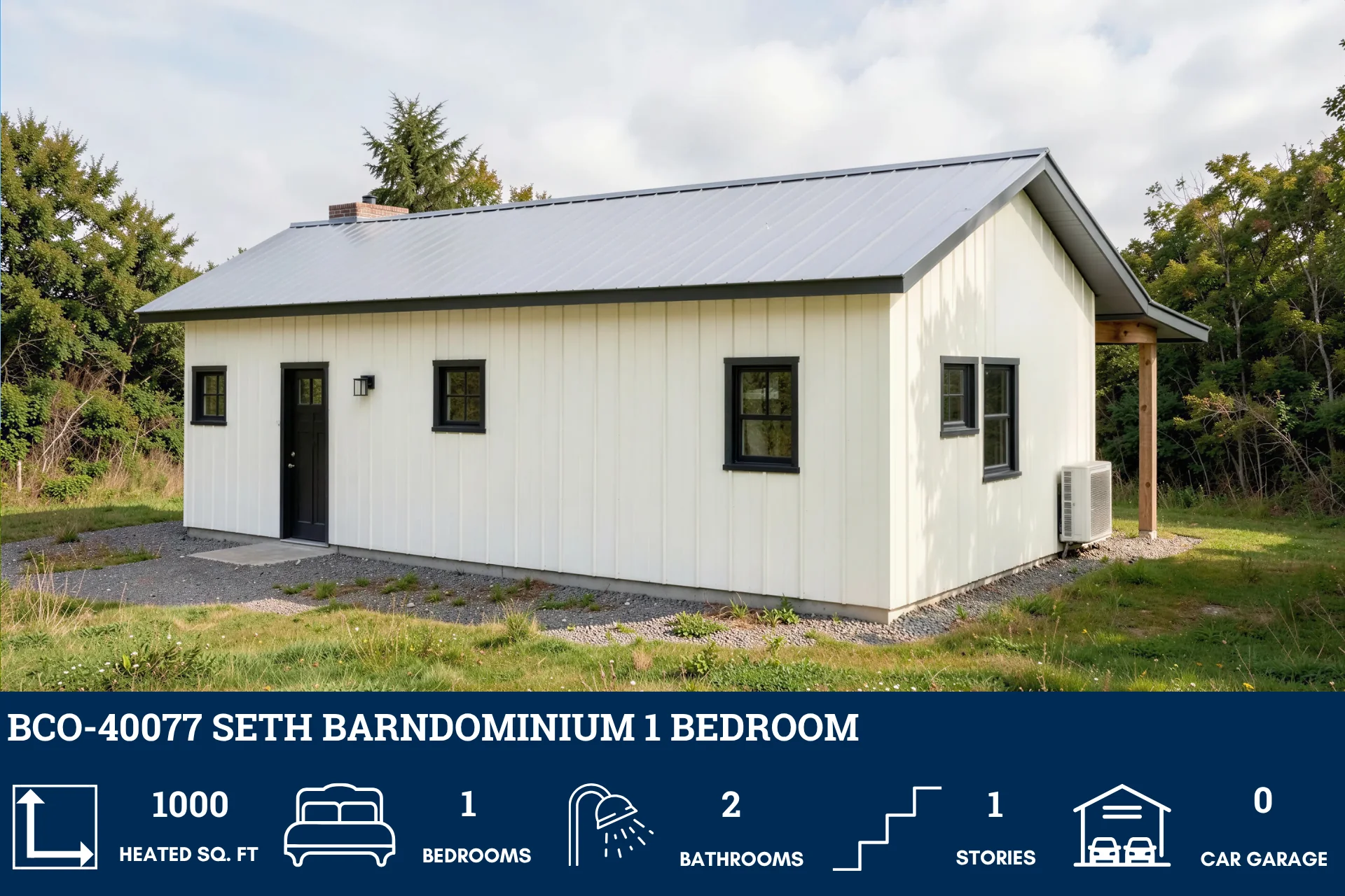 BCO-40077 Seth Barndominium House Plan - Image 4