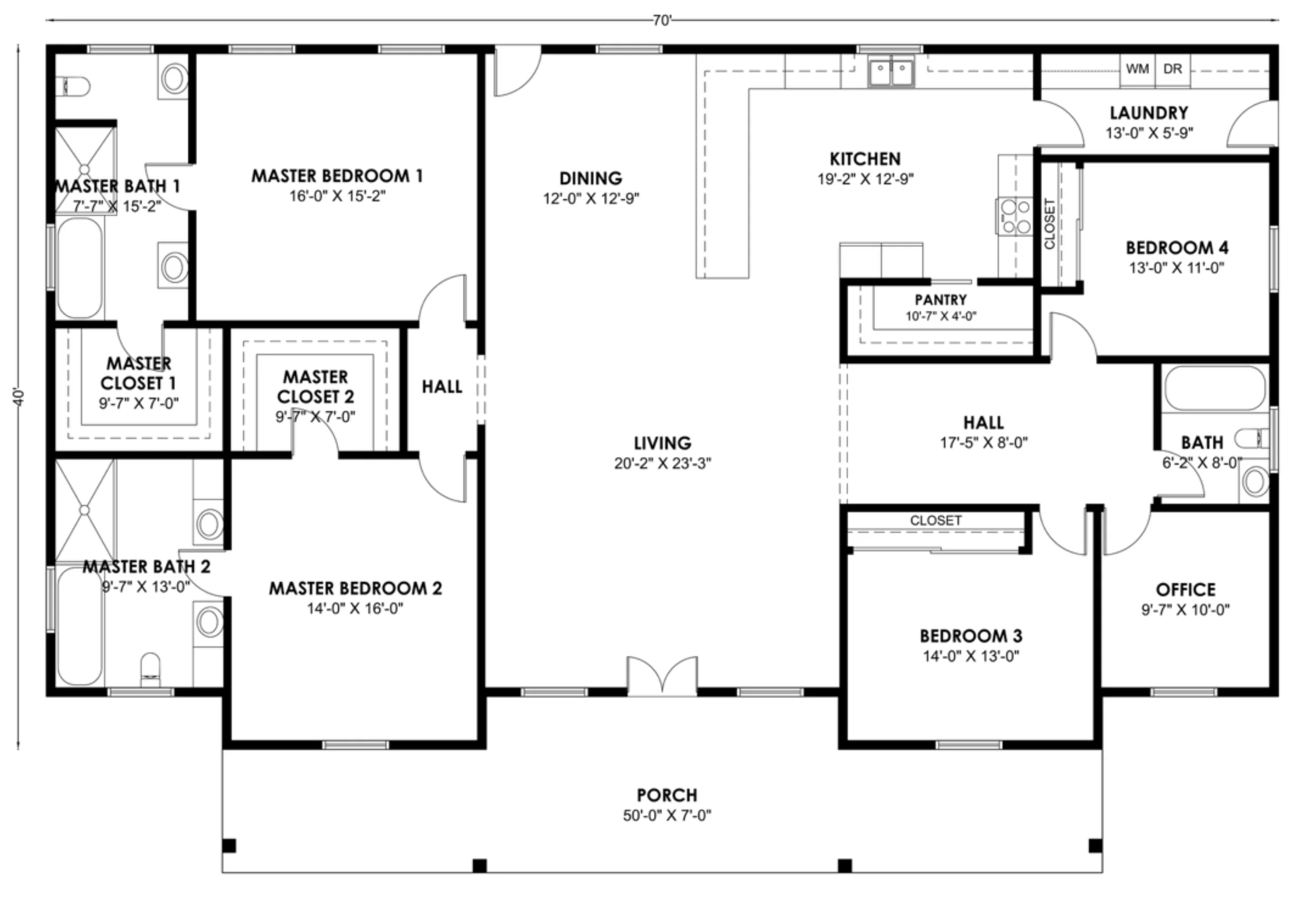 BCO-40078-M Barndominium House Plan - Image 4