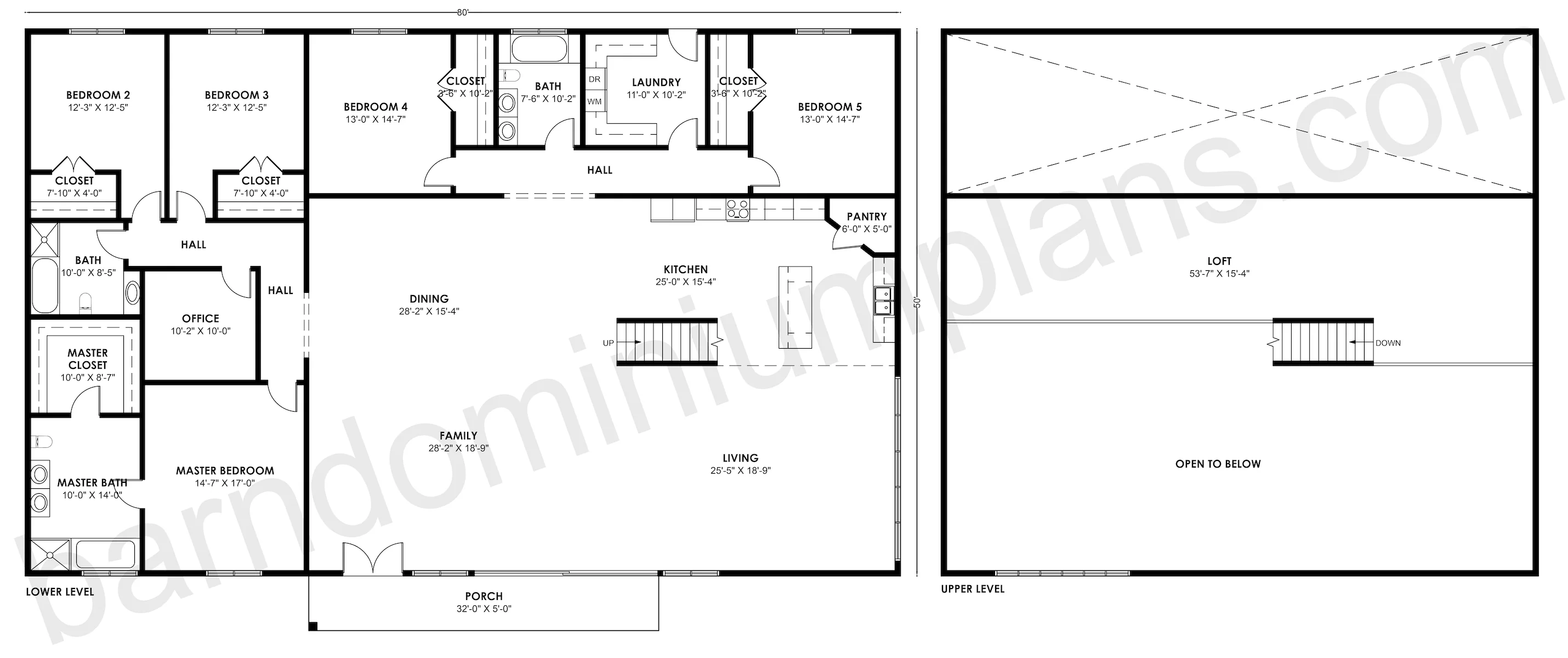 BCO-40083 Barndominium House Plan - Image 3
