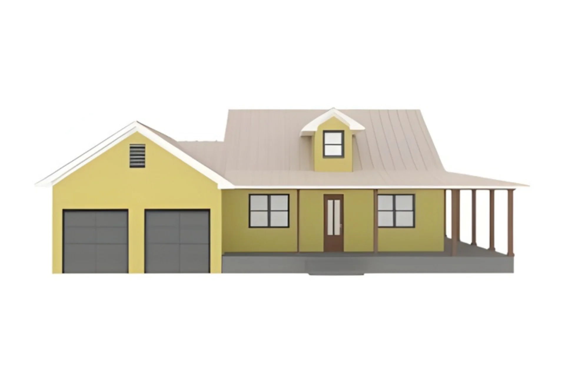 BCO-40085 Leonard Barndominium House Plan - Image 3