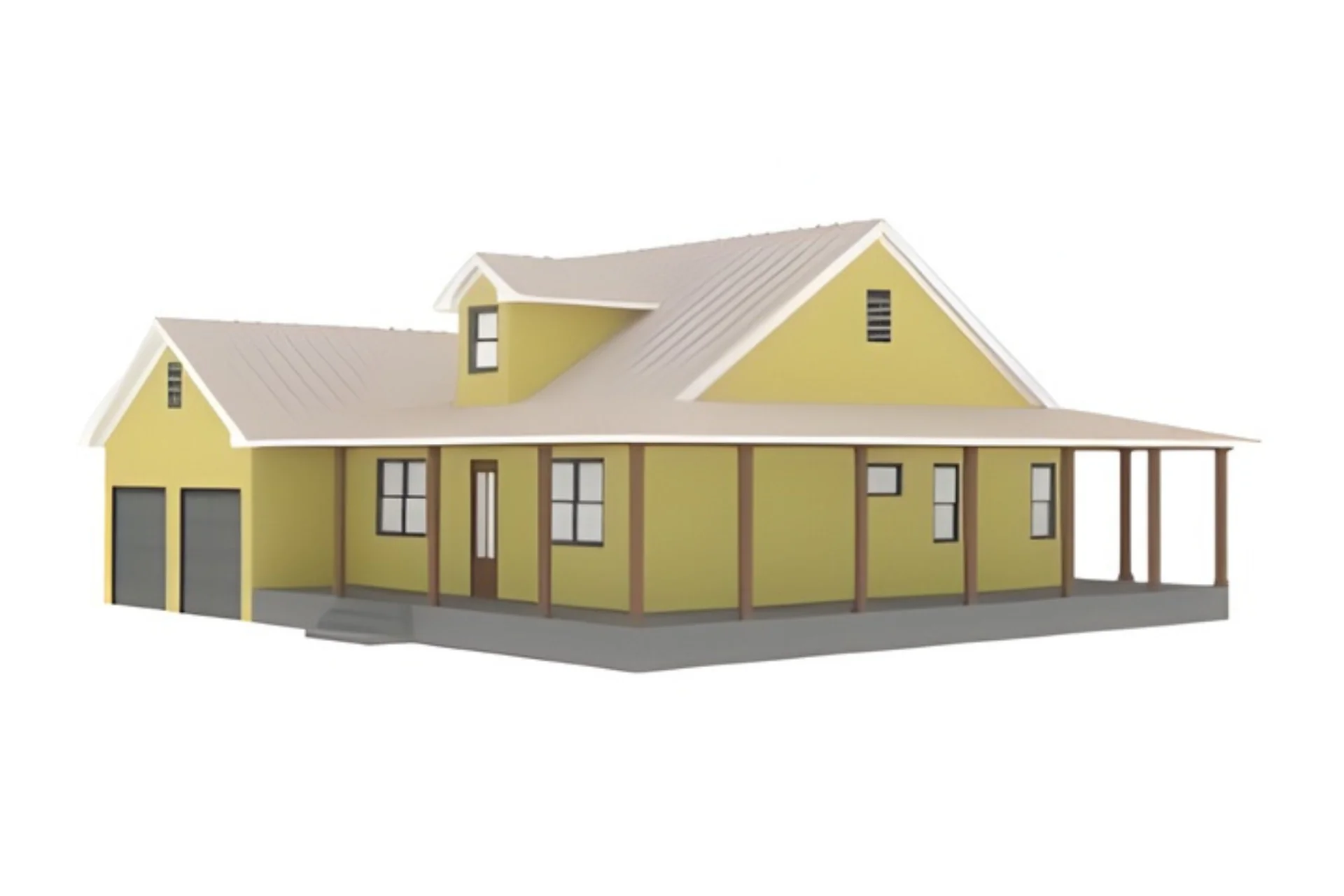BCO-40085 Leonard Barndominium House Plan - Image 4