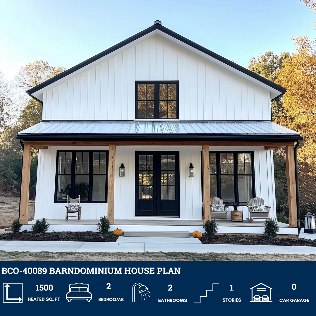 BCO-40089 Barndominium House Plan - Image 2