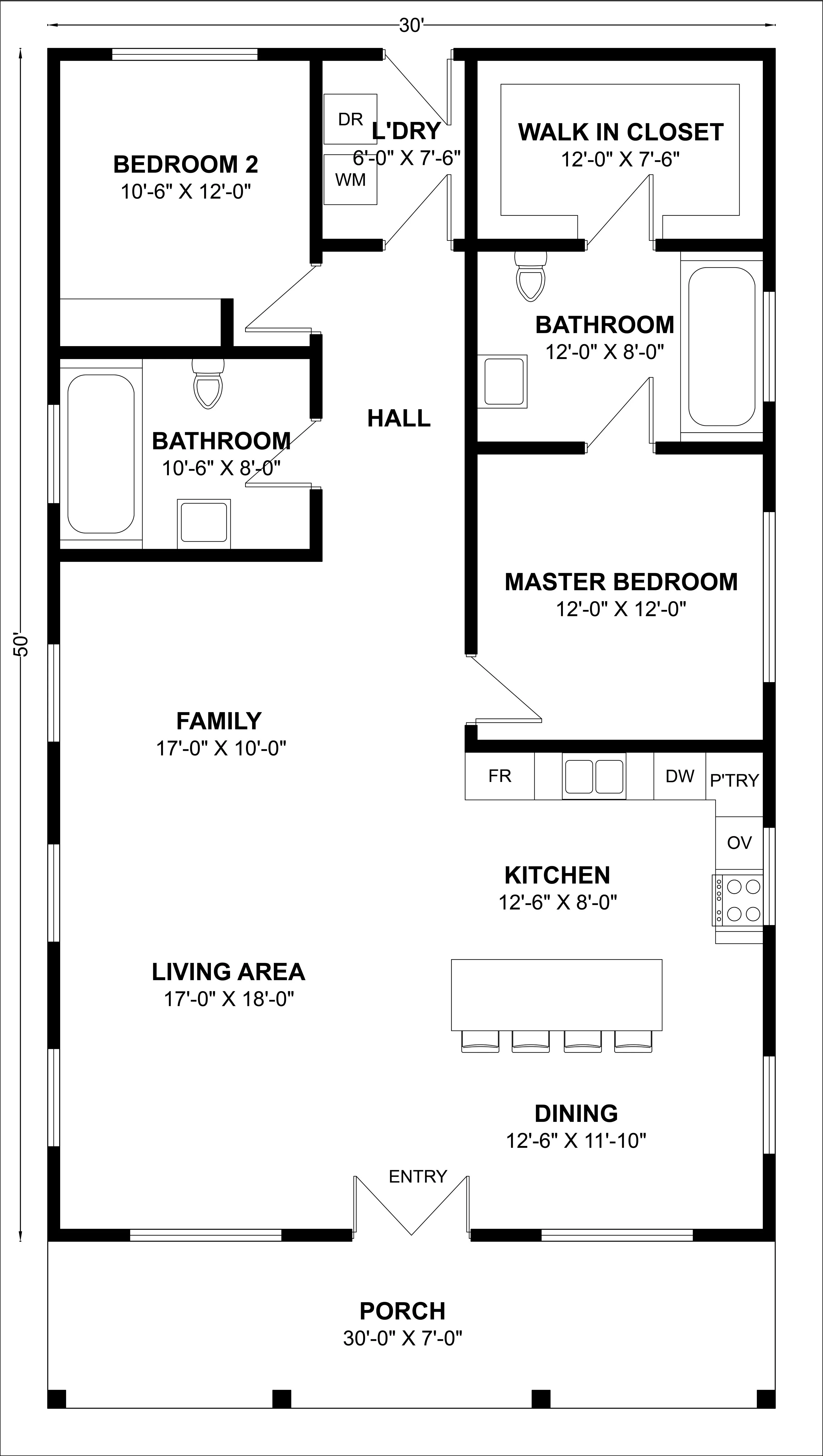 BCO-40089 Barndominium House Plan - Image 3