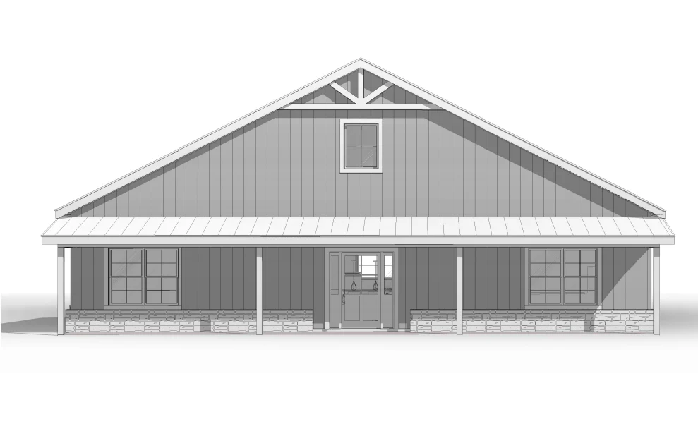 BCO-40092 Trenton Barndominium House Plan - Image 12