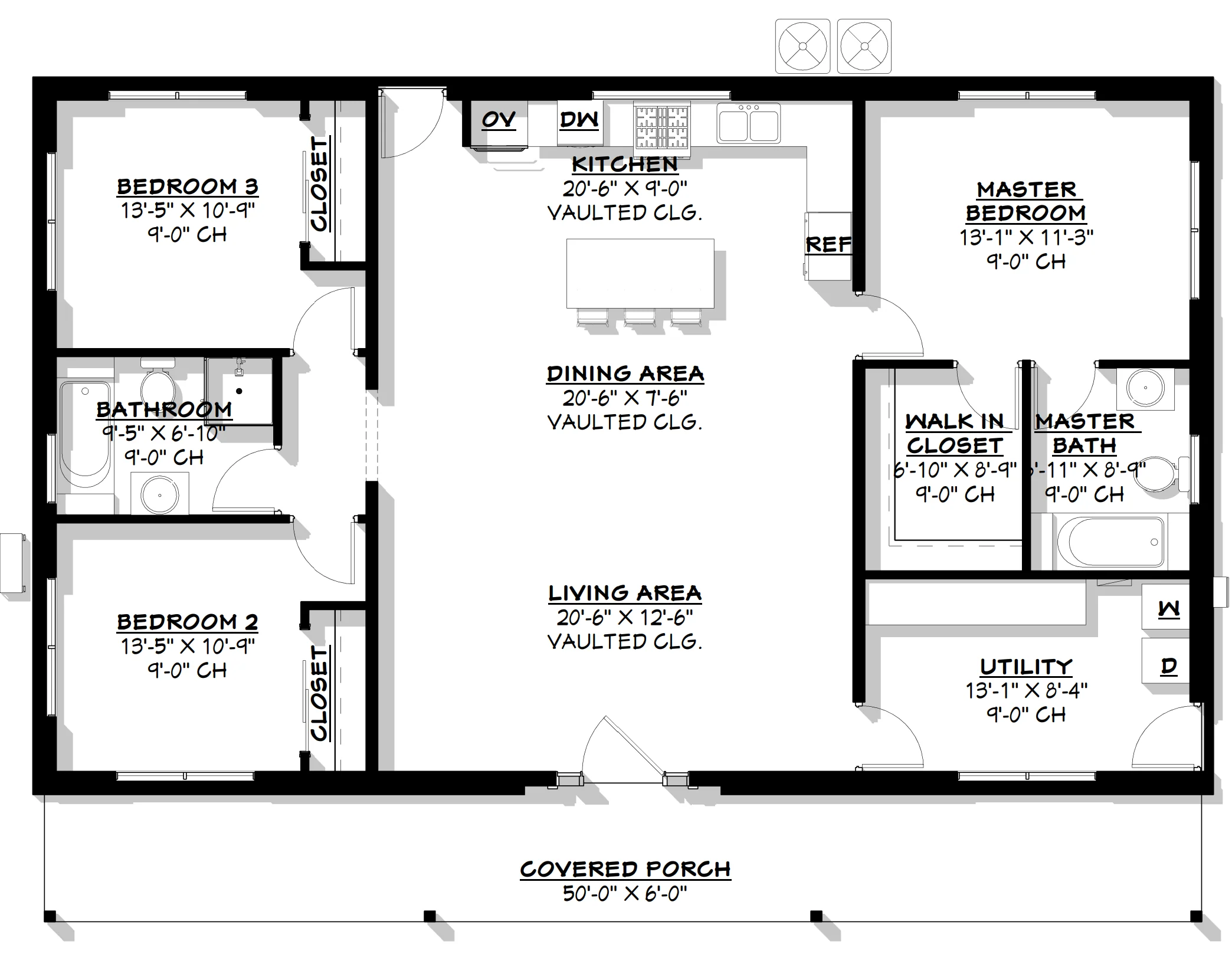 BCO-40092 Trenton Barndominium House Plan - Image 18