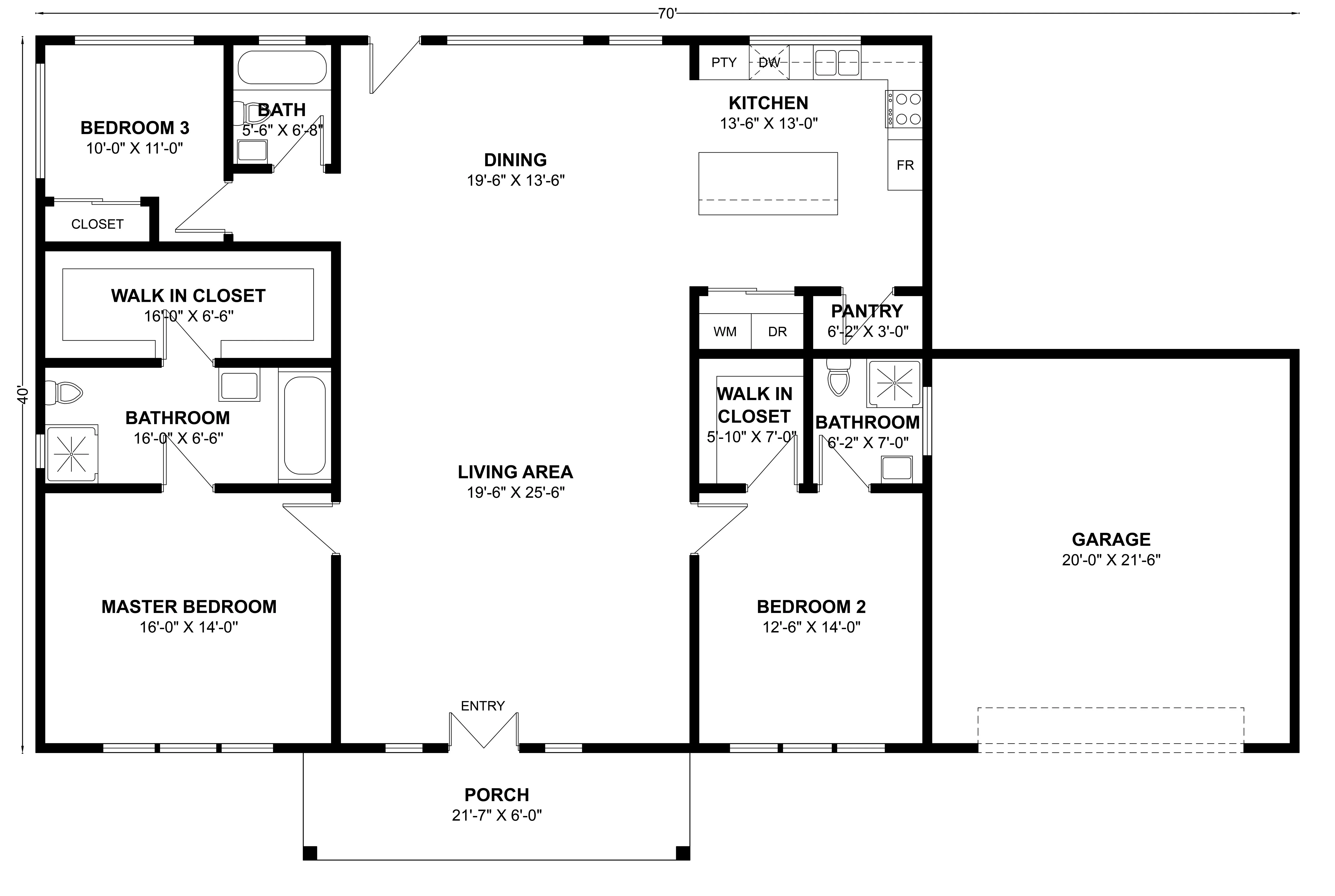 BCO-40094 Barndominium House Plan - Image 3