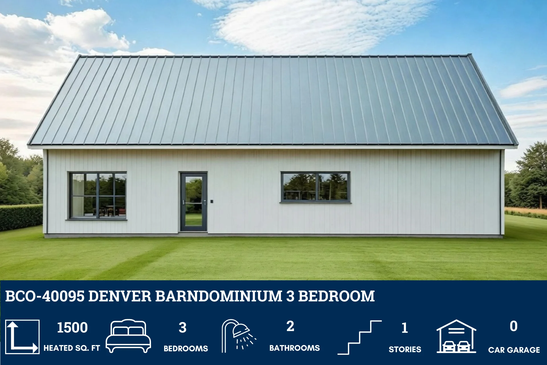 BCO-40095 Denver Barndominium House Plan - Image 4