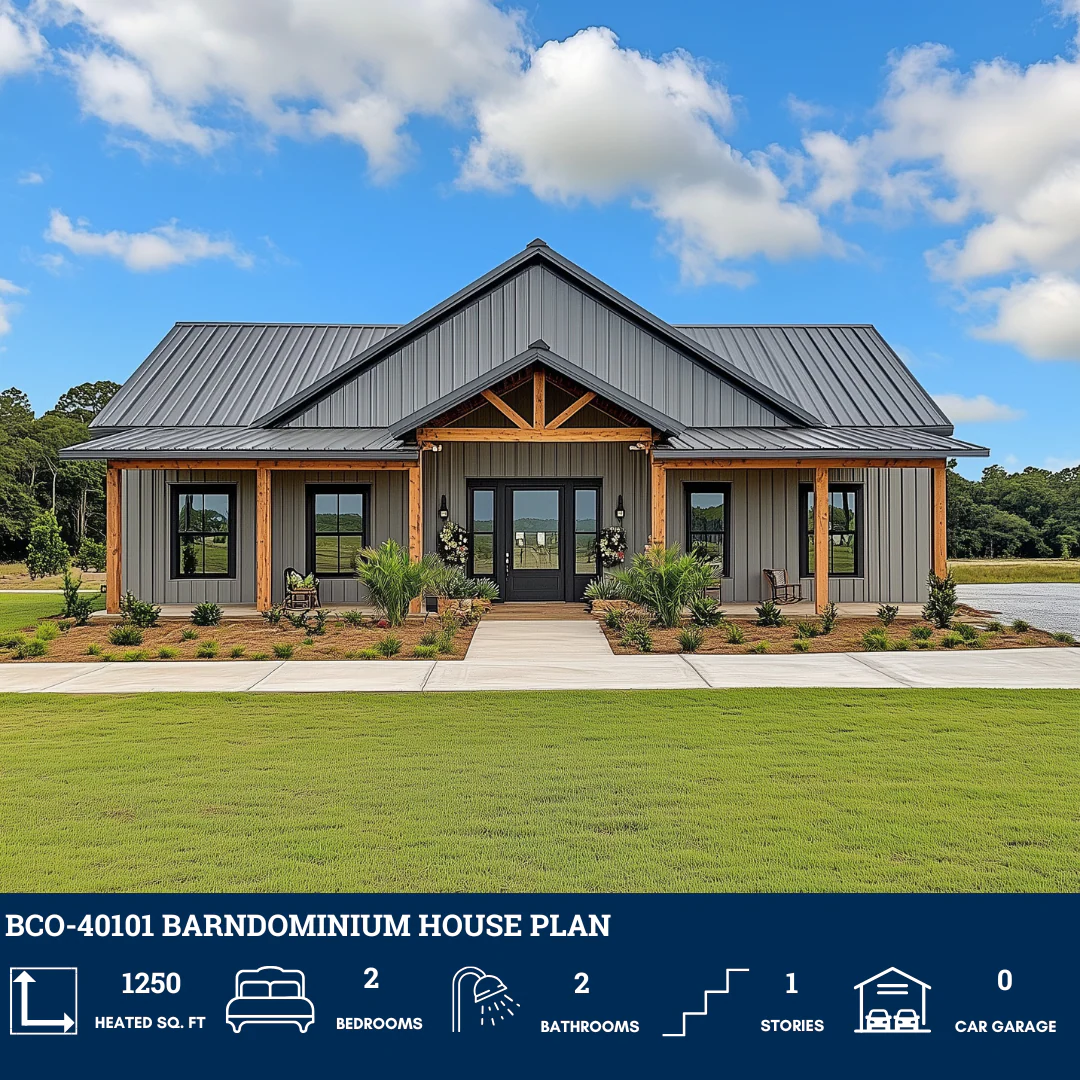 BCO-40101 Barndominium House Plan - Image 2