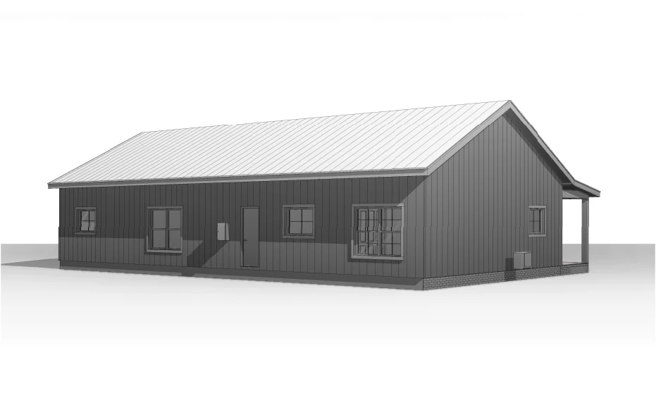 BCO-40102 Harry Barndominium House Plan - Image 12