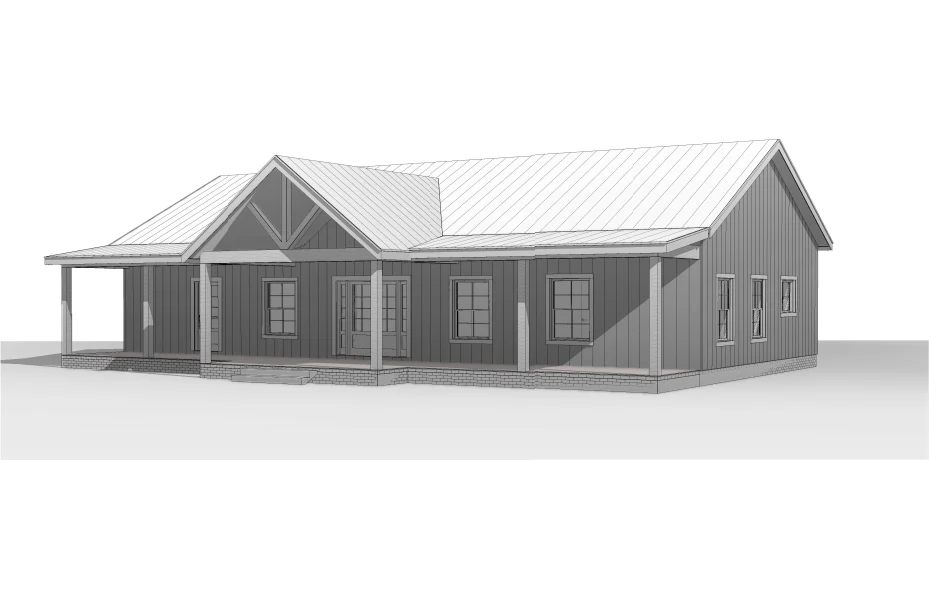 BCO-40102 Harry Barndominium House Plan - Image 14