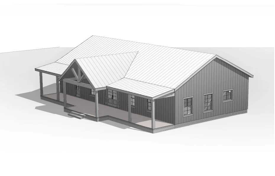 BCO-40102 Harry Barndominium House Plan - Image 15