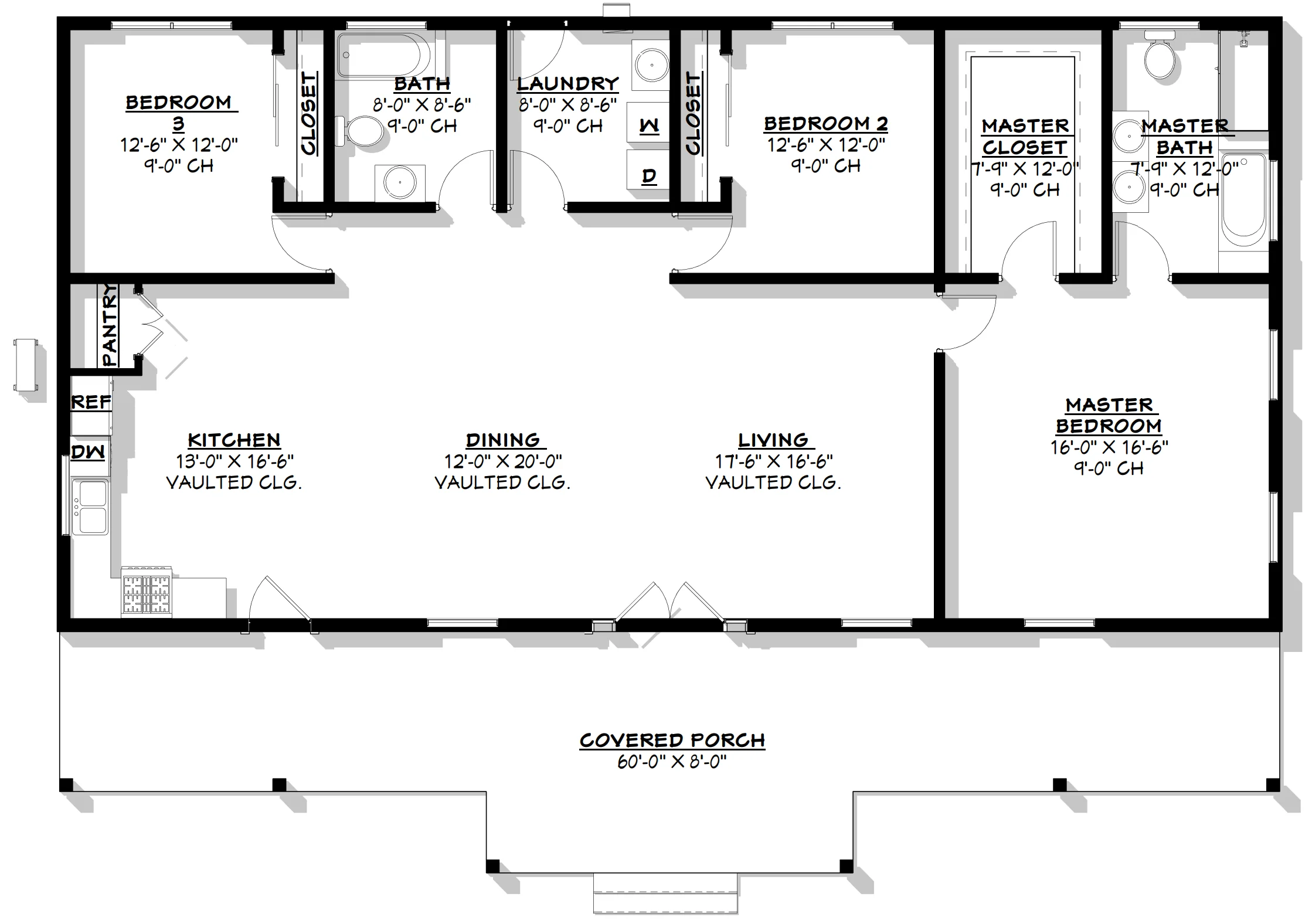 BCO-40102 Harry Barndominium House Plan - Image 16