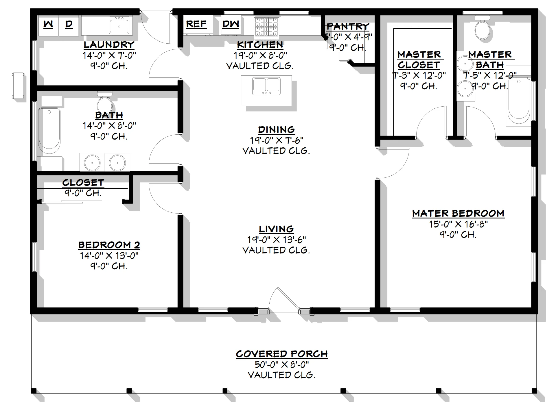 BCO-40116 Knox Barndominium House Plan - Image 13