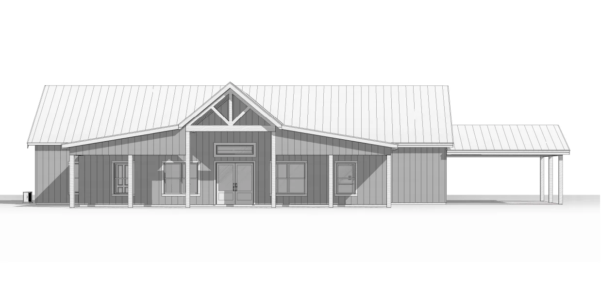 BCO-40117 Lauren Barndominium House Plan - Image 10