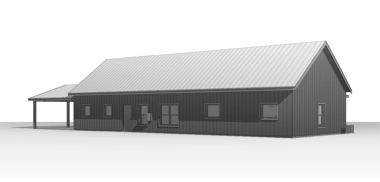 BCO-40117 Lauren Barndominium House Plan - Image 12
