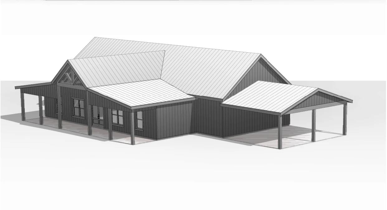 BCO-40117 Lauren Barndominium House Plan - Image 15