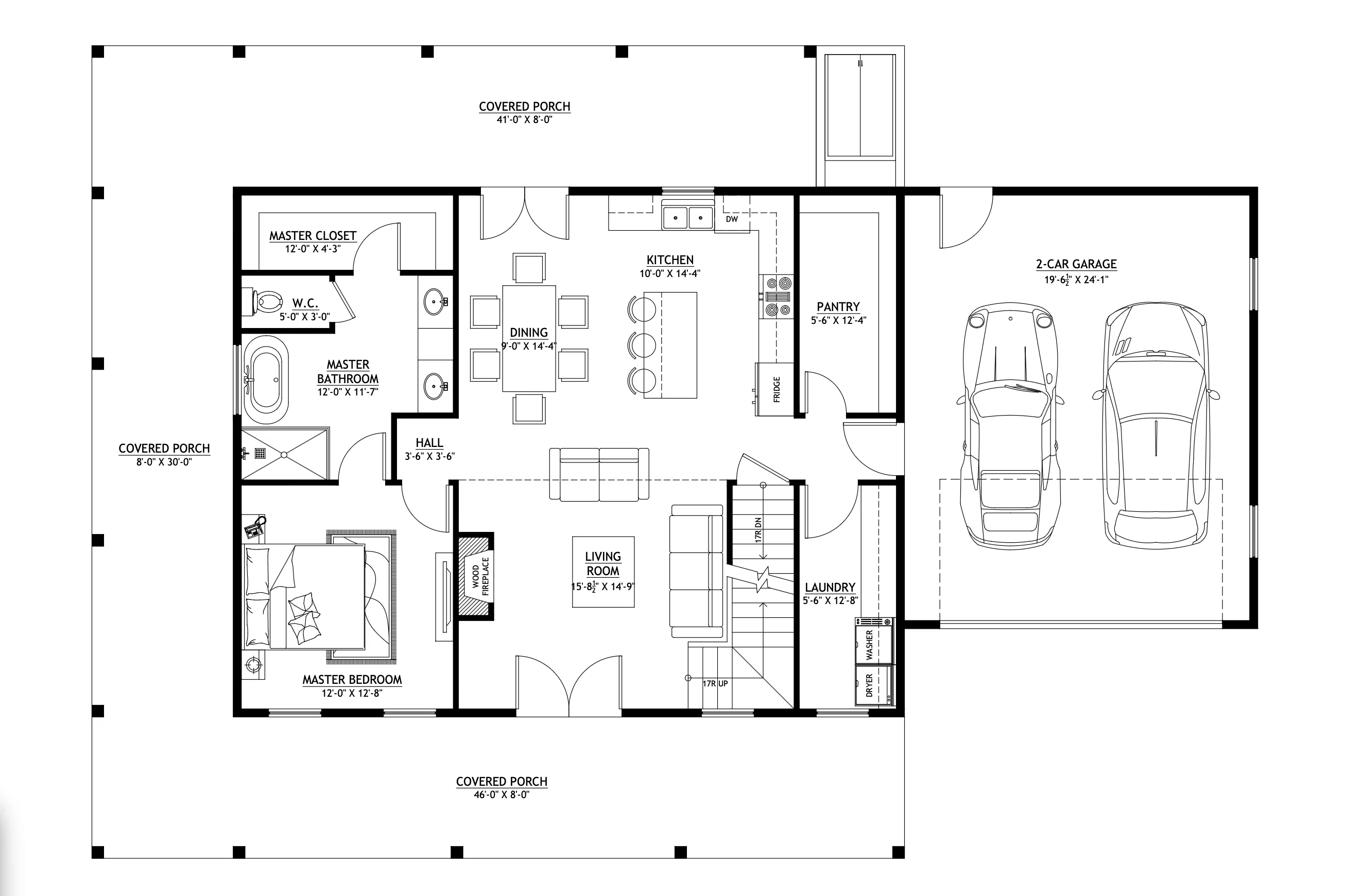 BCO-40126-J Jennifer Barndominium House Plan - Image 13
