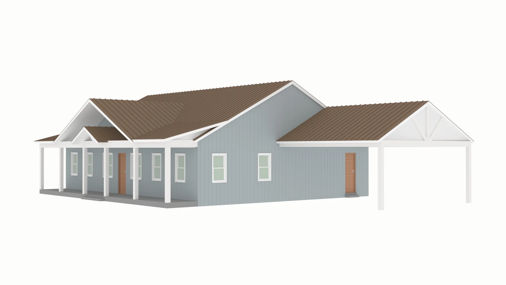 BCO-40132 Dakota Barndominium House Plan - Image 13