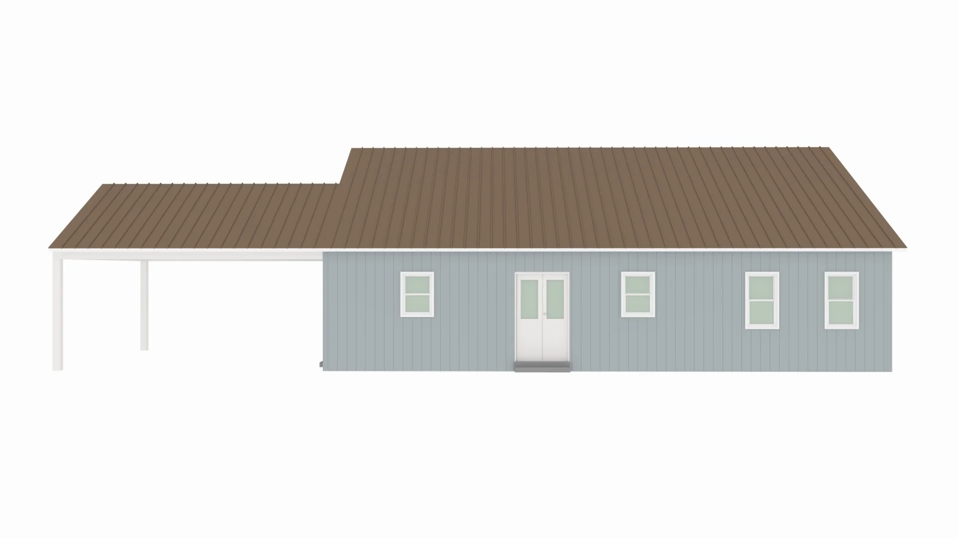 BCO-40132 Dakota Barndominium House Plan - Image 14