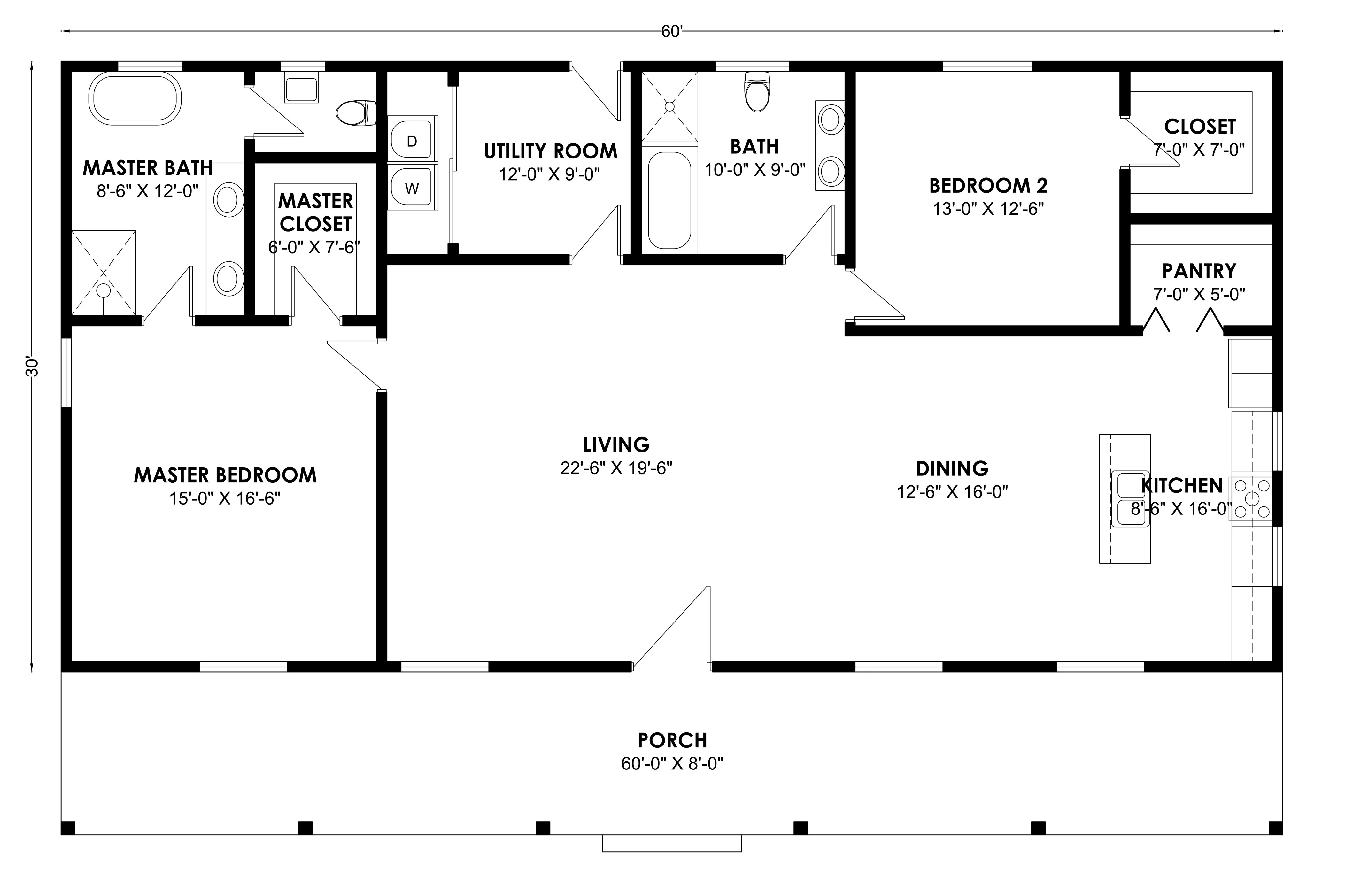 BCO-40133 Barndominium House Plans - Image 2