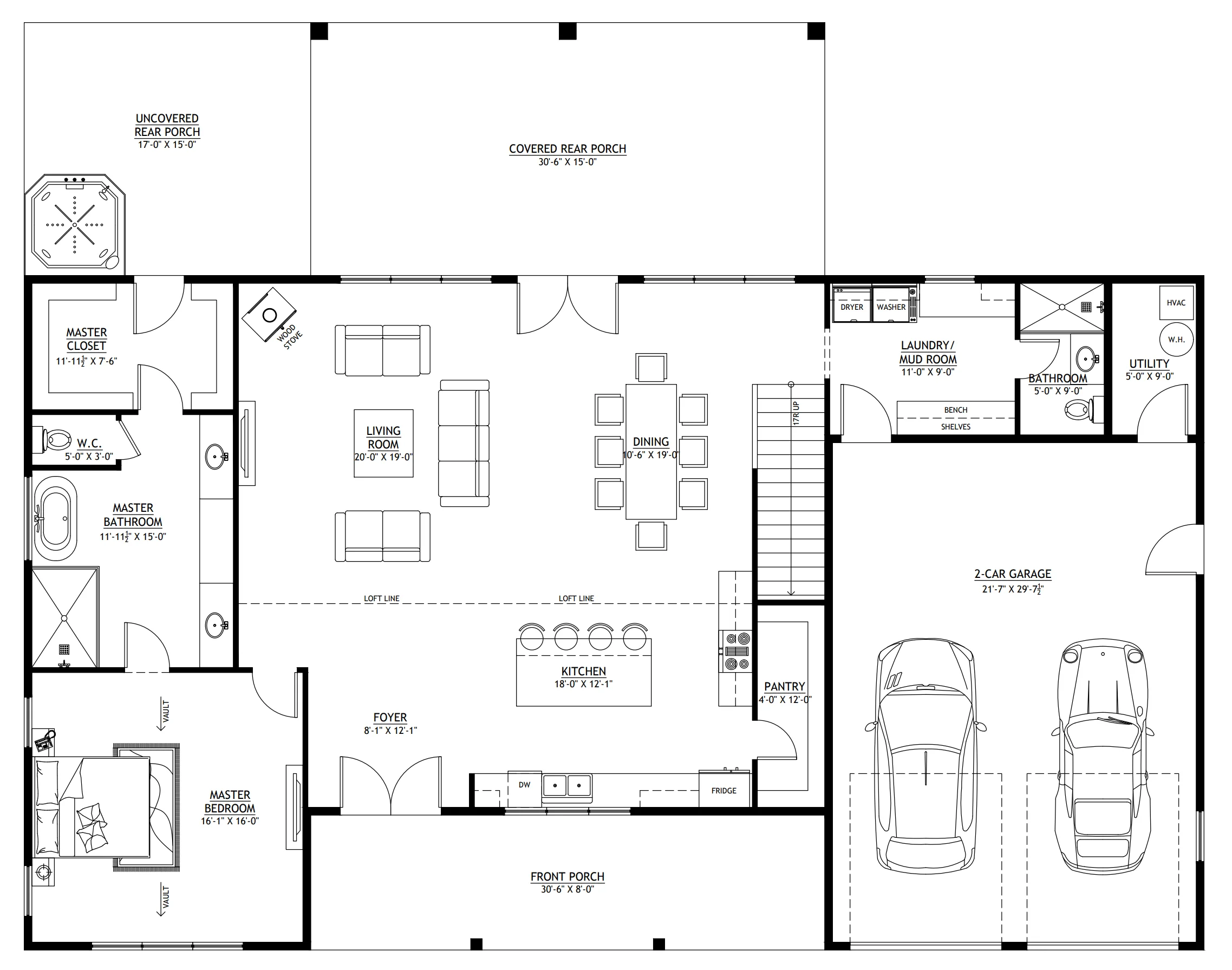 BCO-40134-P Peters Barndominium House Plan - Image 13