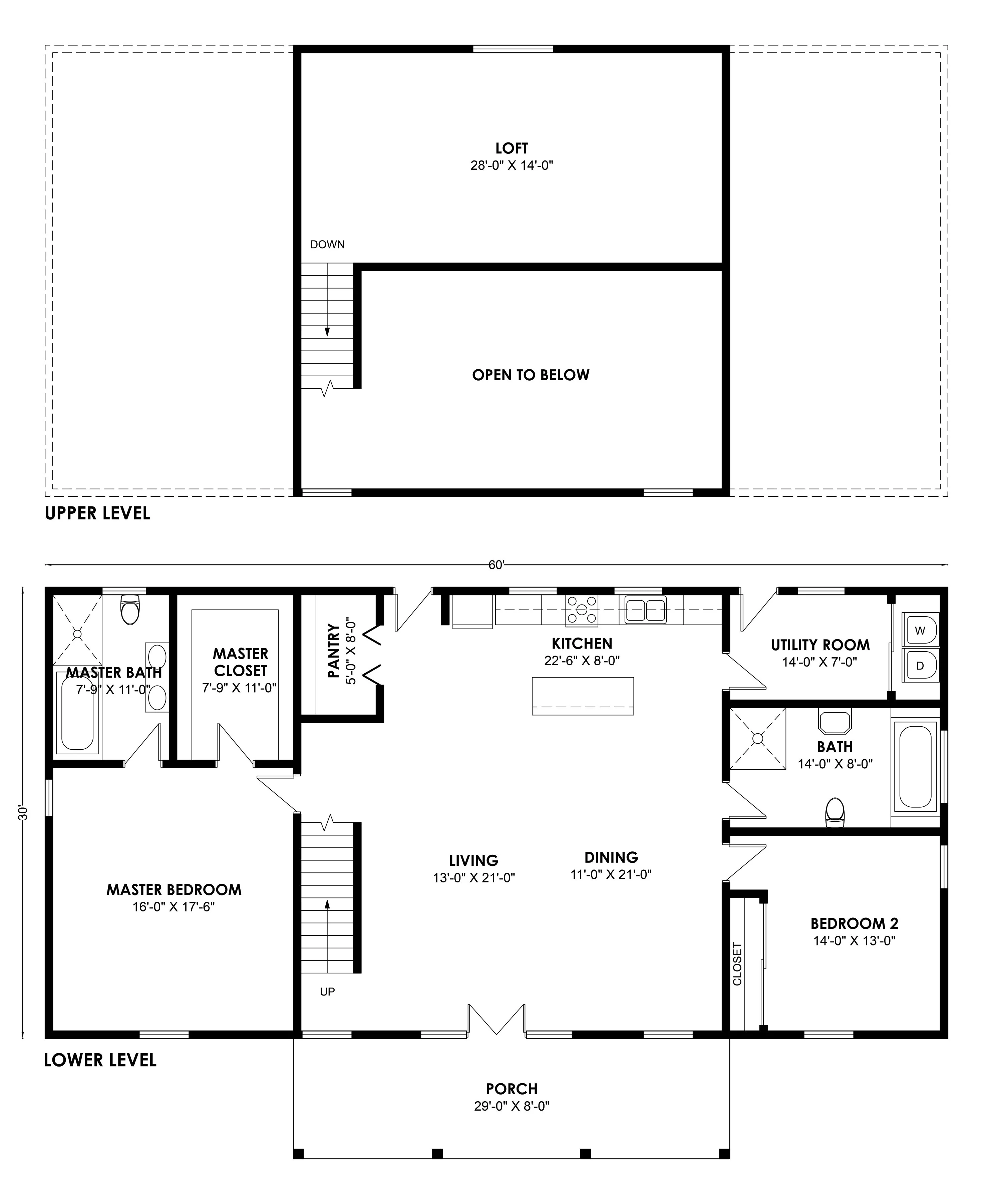 BCO-40136 Barndominium House Plan - Image 2